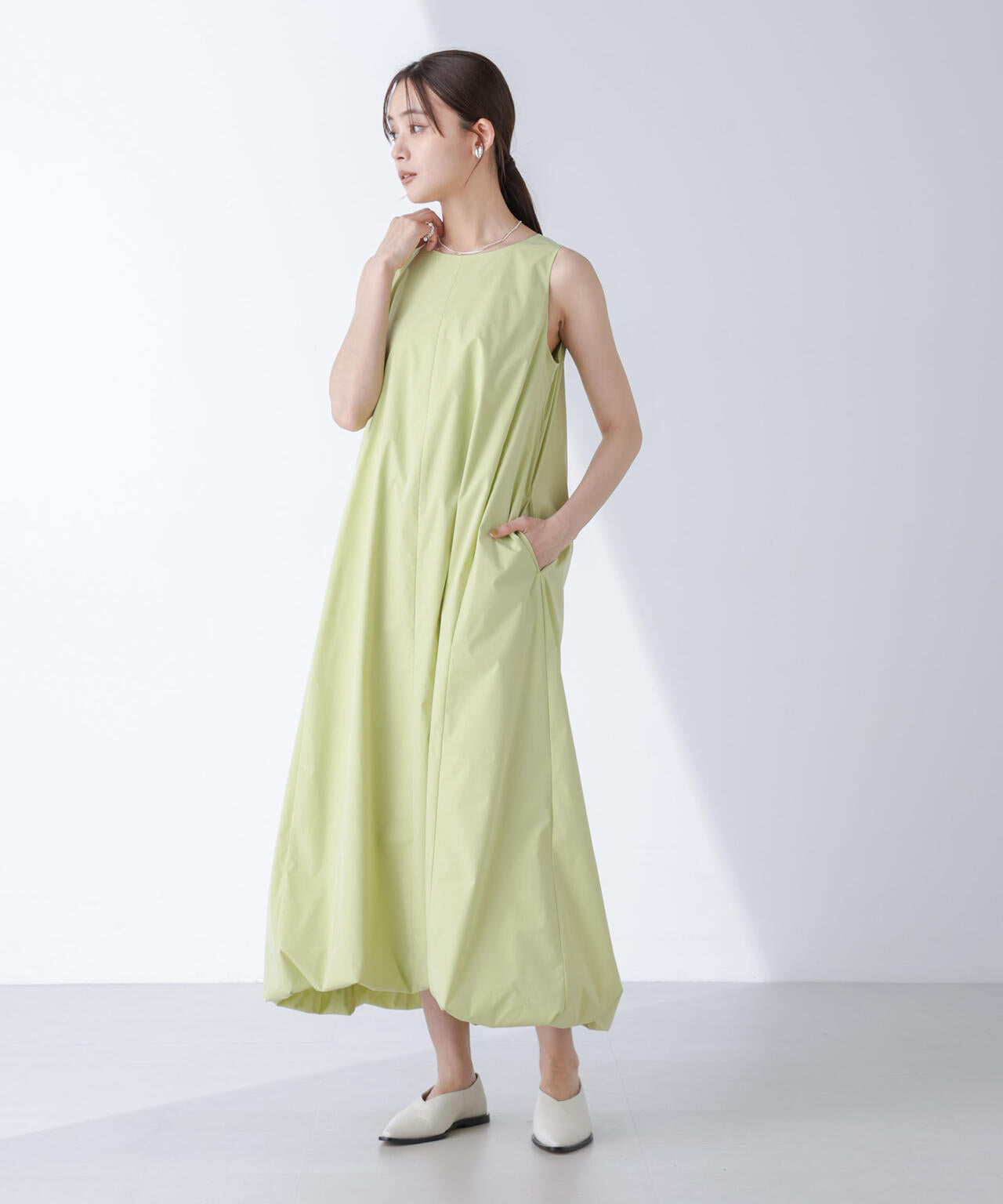 At PARK＆DAILYWEAR/ノースリバルーンワンピース