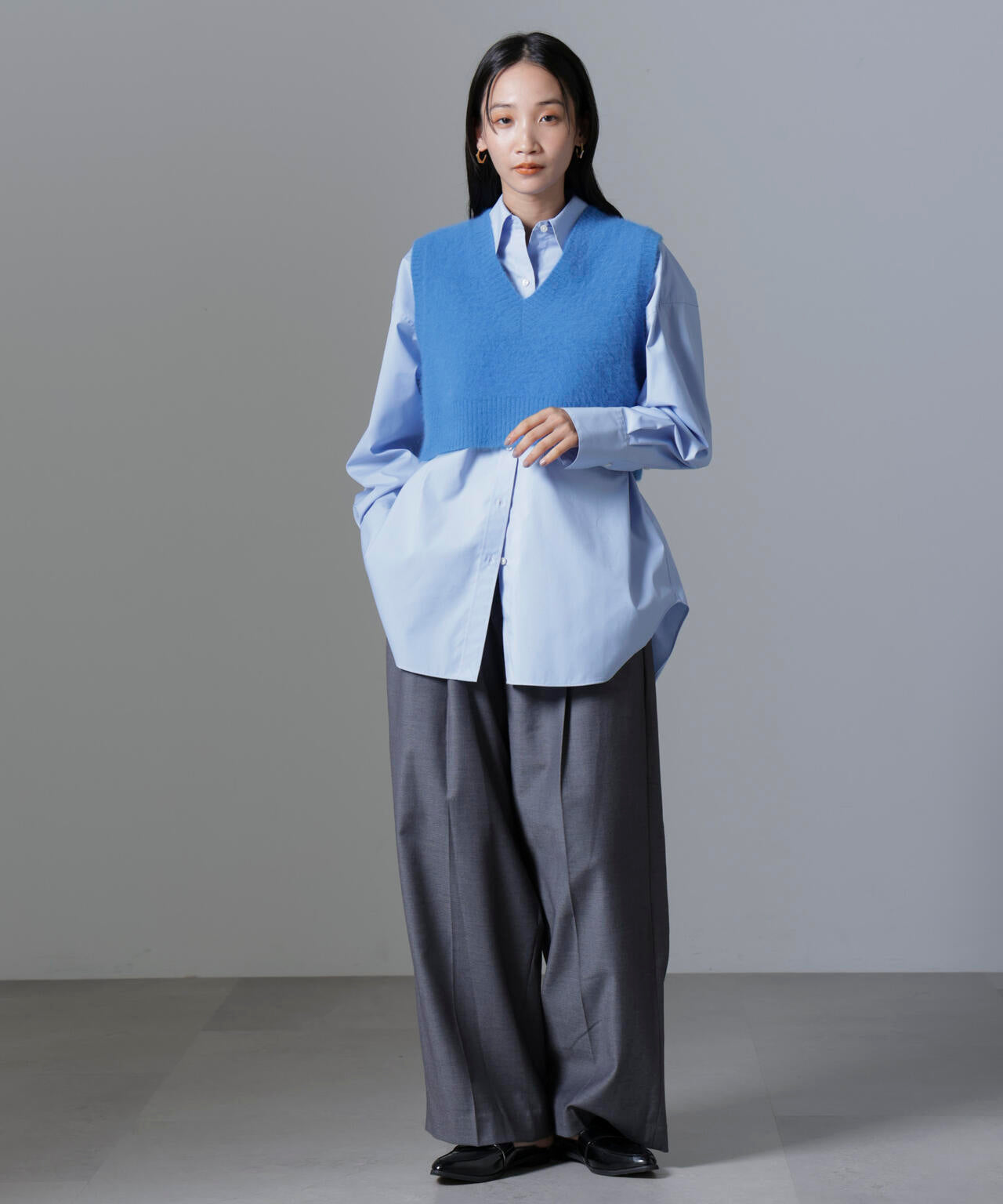 フォックスカシミヤニットベスト