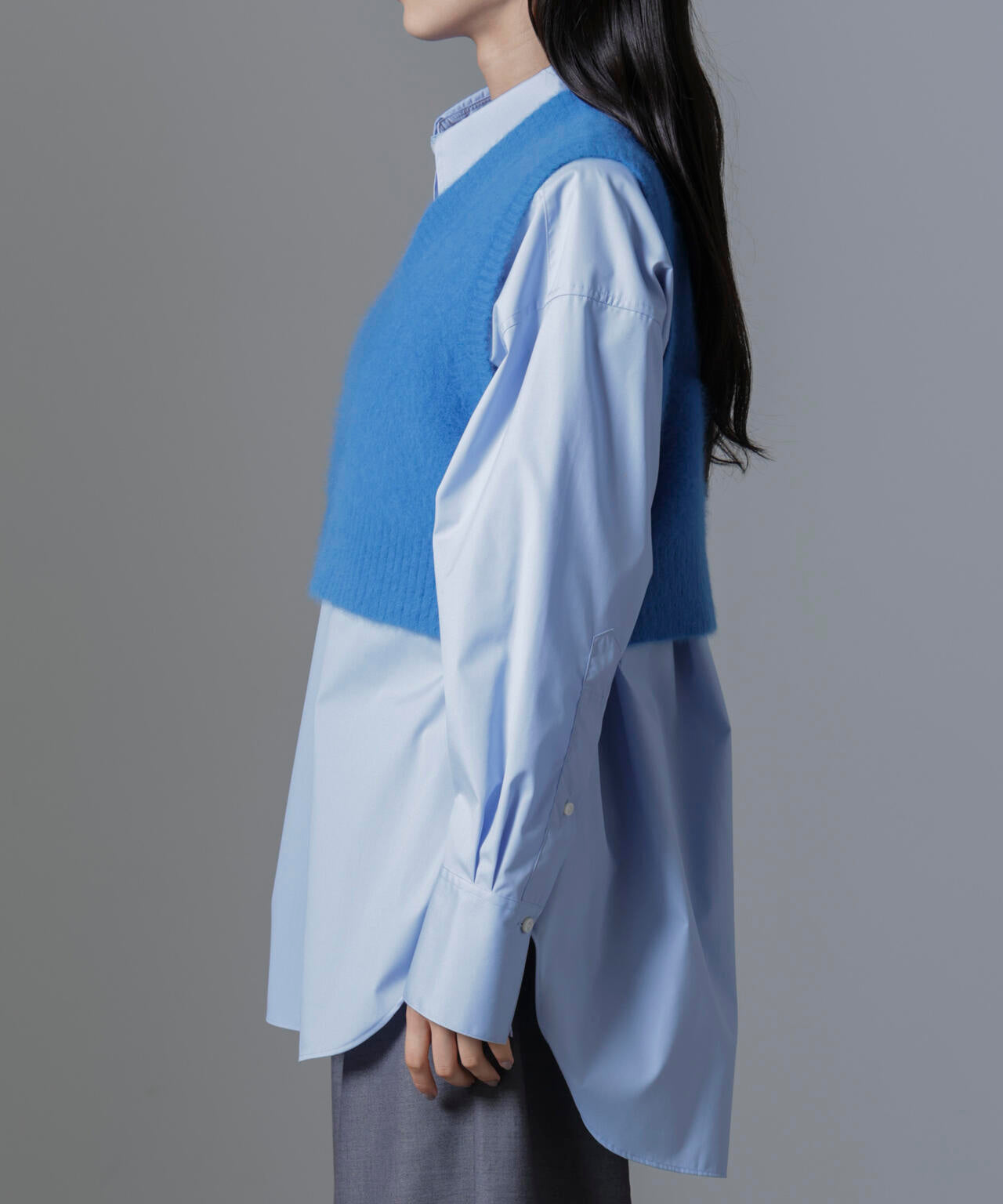 フォックスカシミヤニットベスト