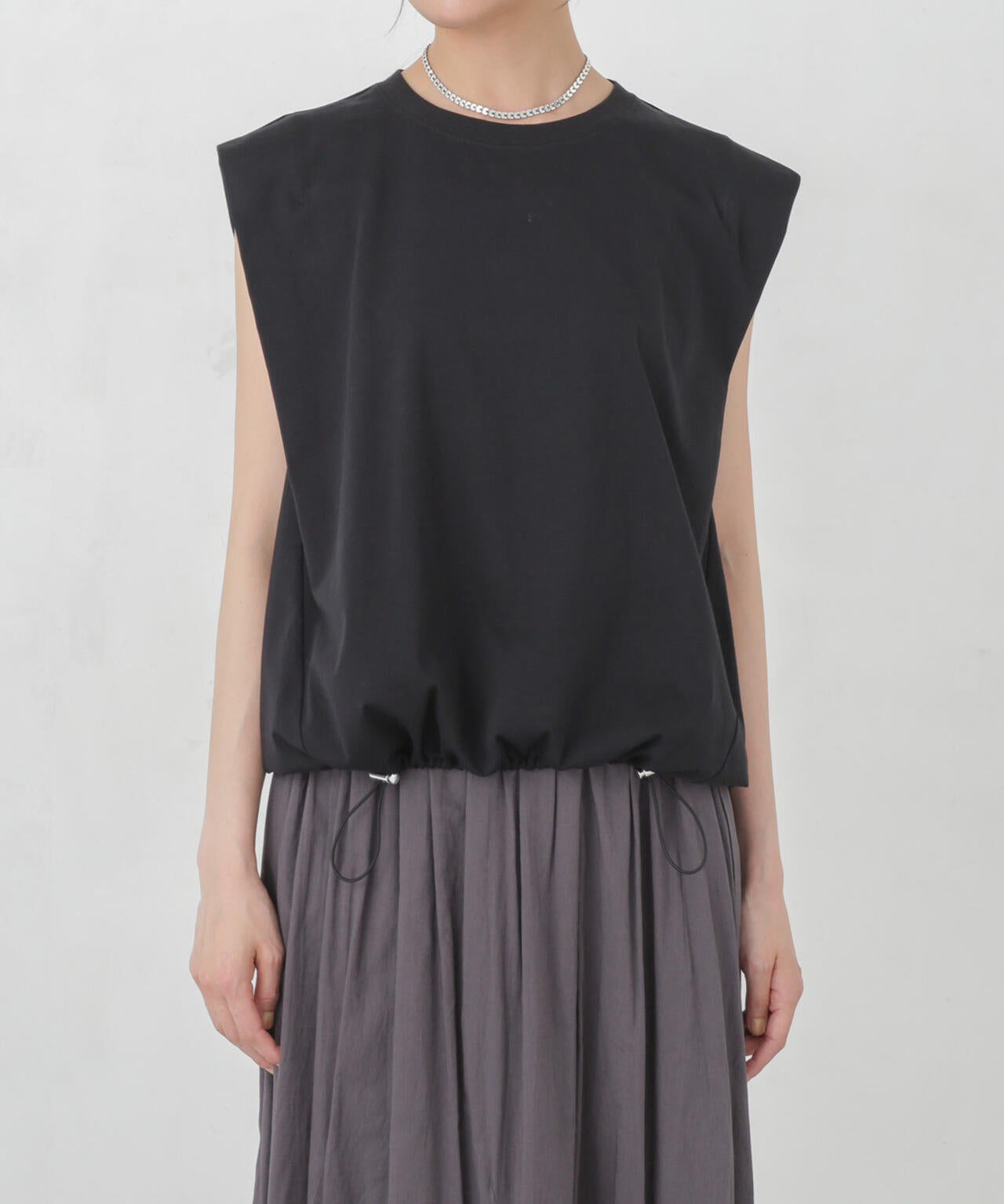 Polygiene ドロストカットトップス