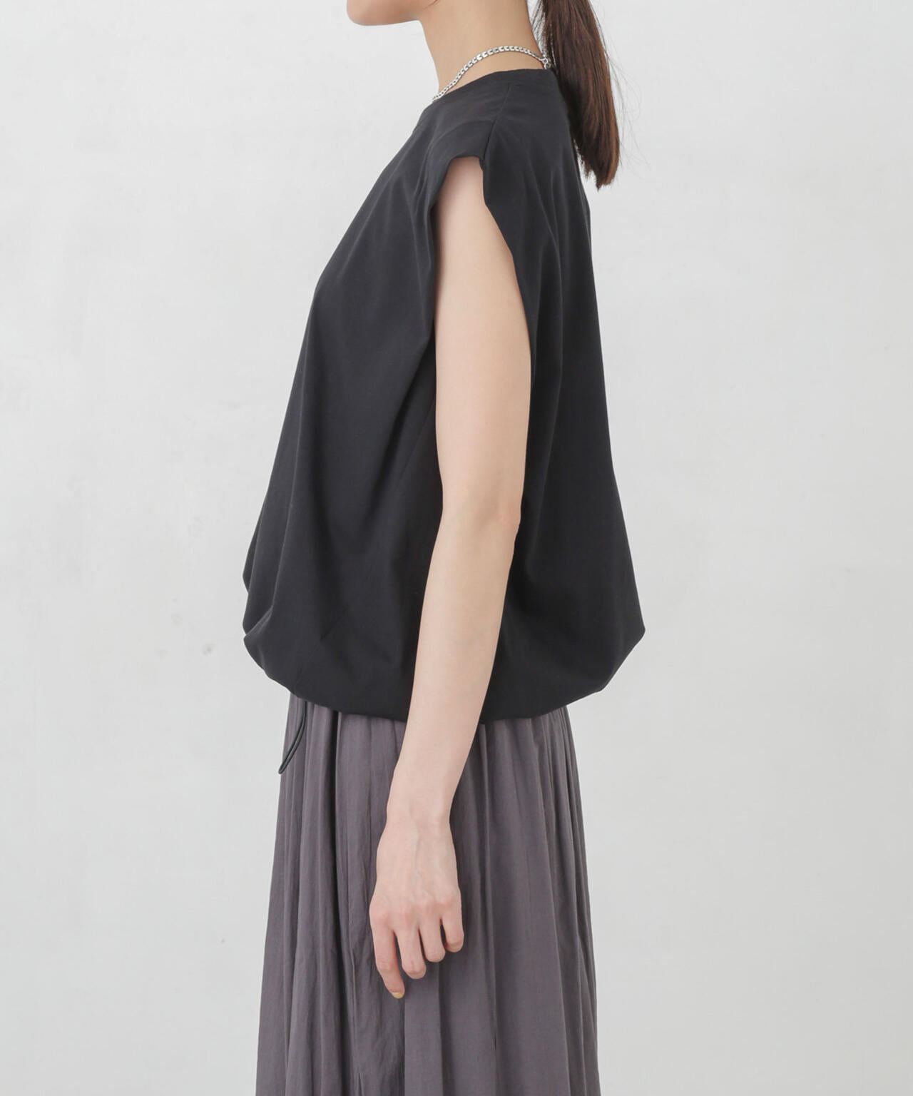 Polygiene ドロストカットトップス