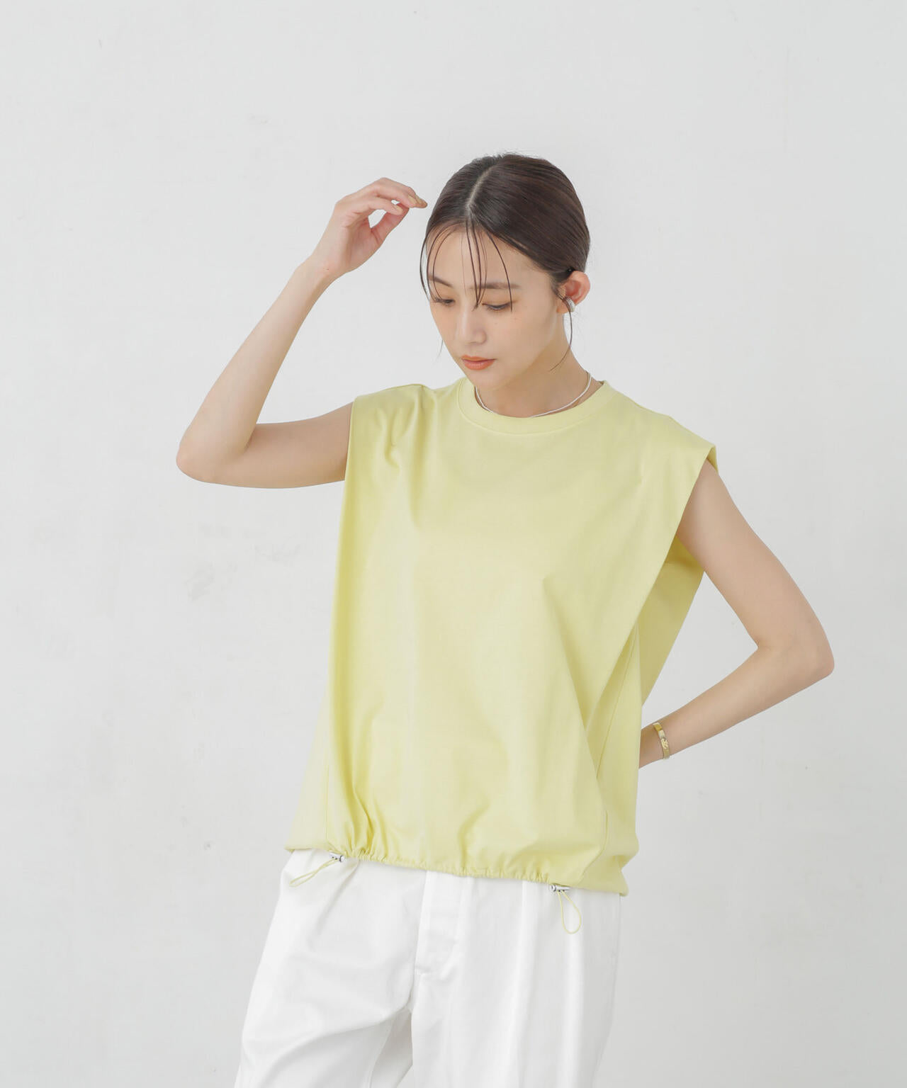 Polygiene ドロストカットトップス