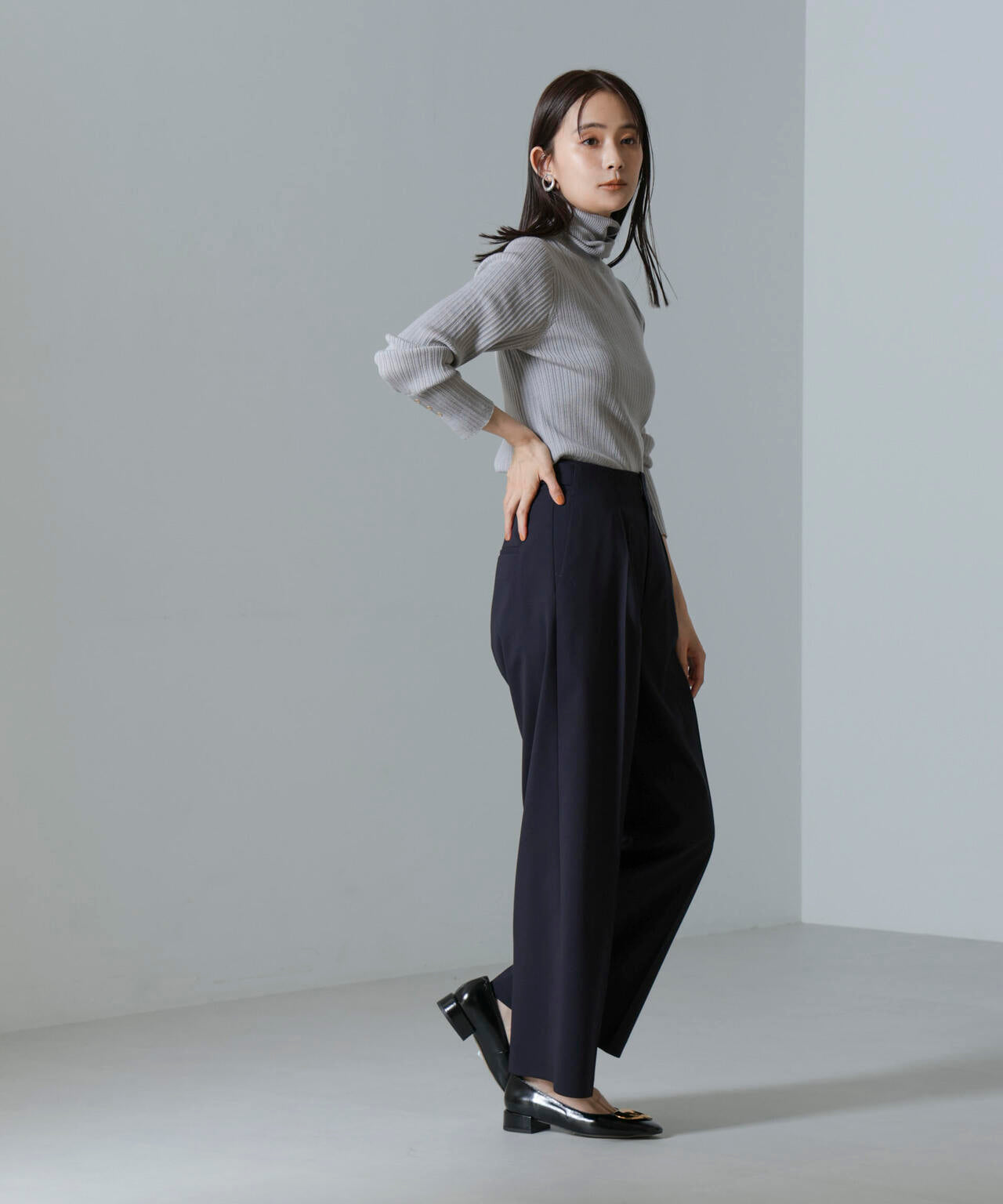 ドライウェザーストレッチ インタックワイドパンツ(セットアップ可)