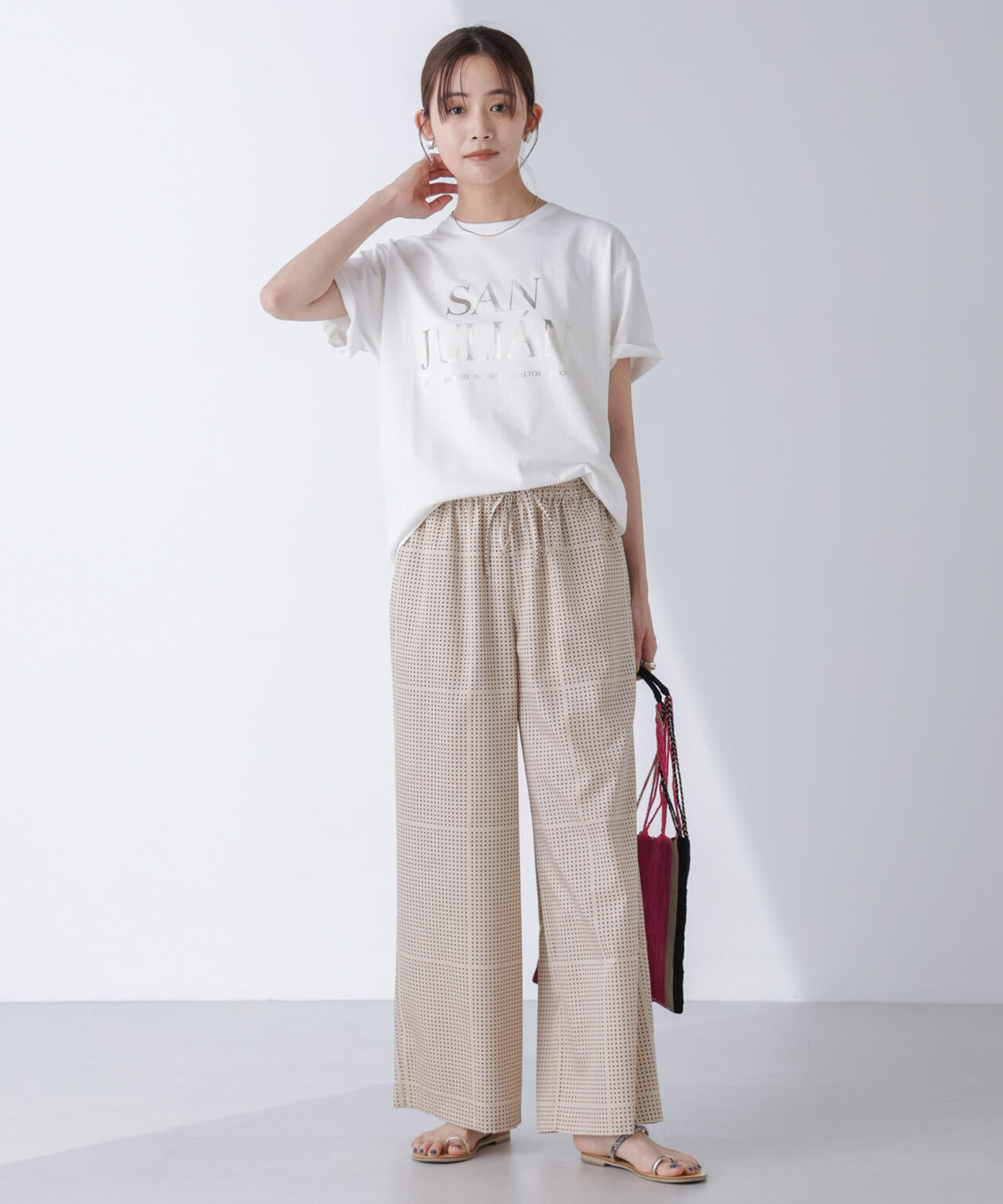 AtPARK＆DAILYWEAR/ドットプリントパンツ