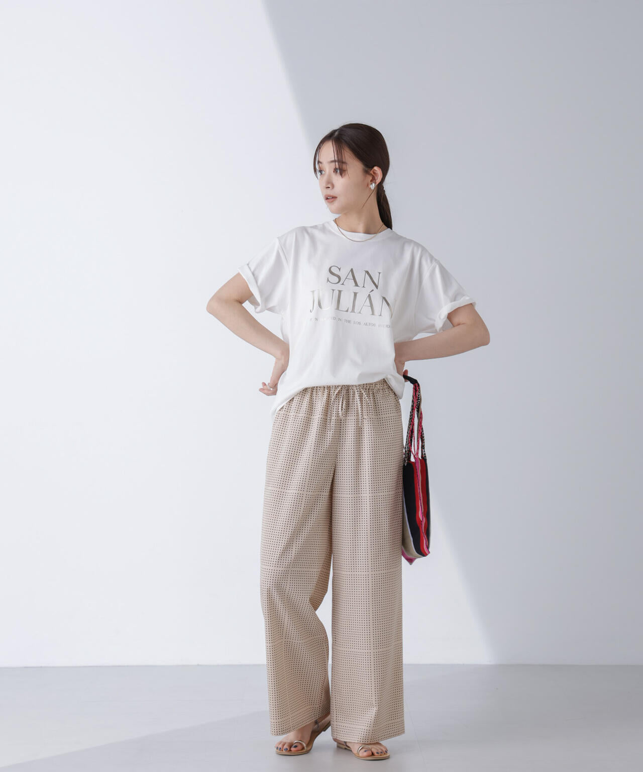 AtPARK＆DAILYWEAR/ドットプリントパンツ