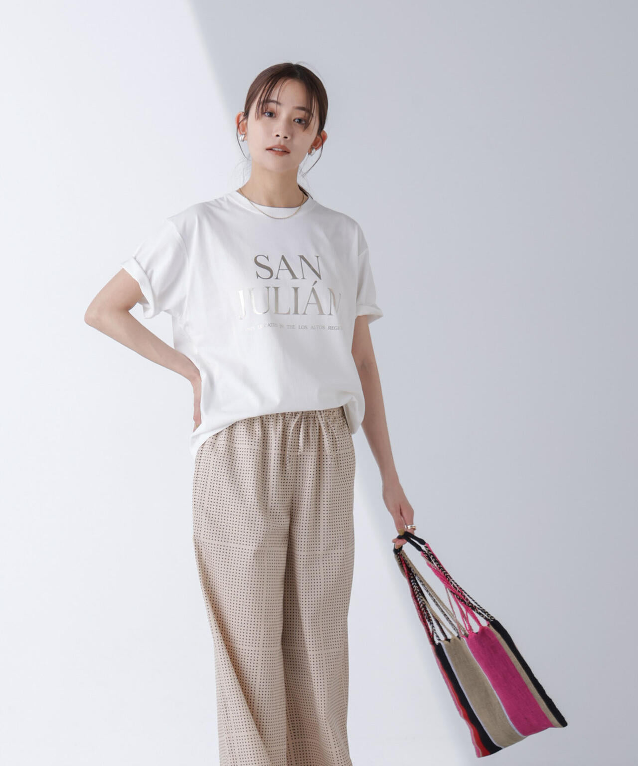 AtPARK＆DAILYWEAR/ドットプリントパンツ
