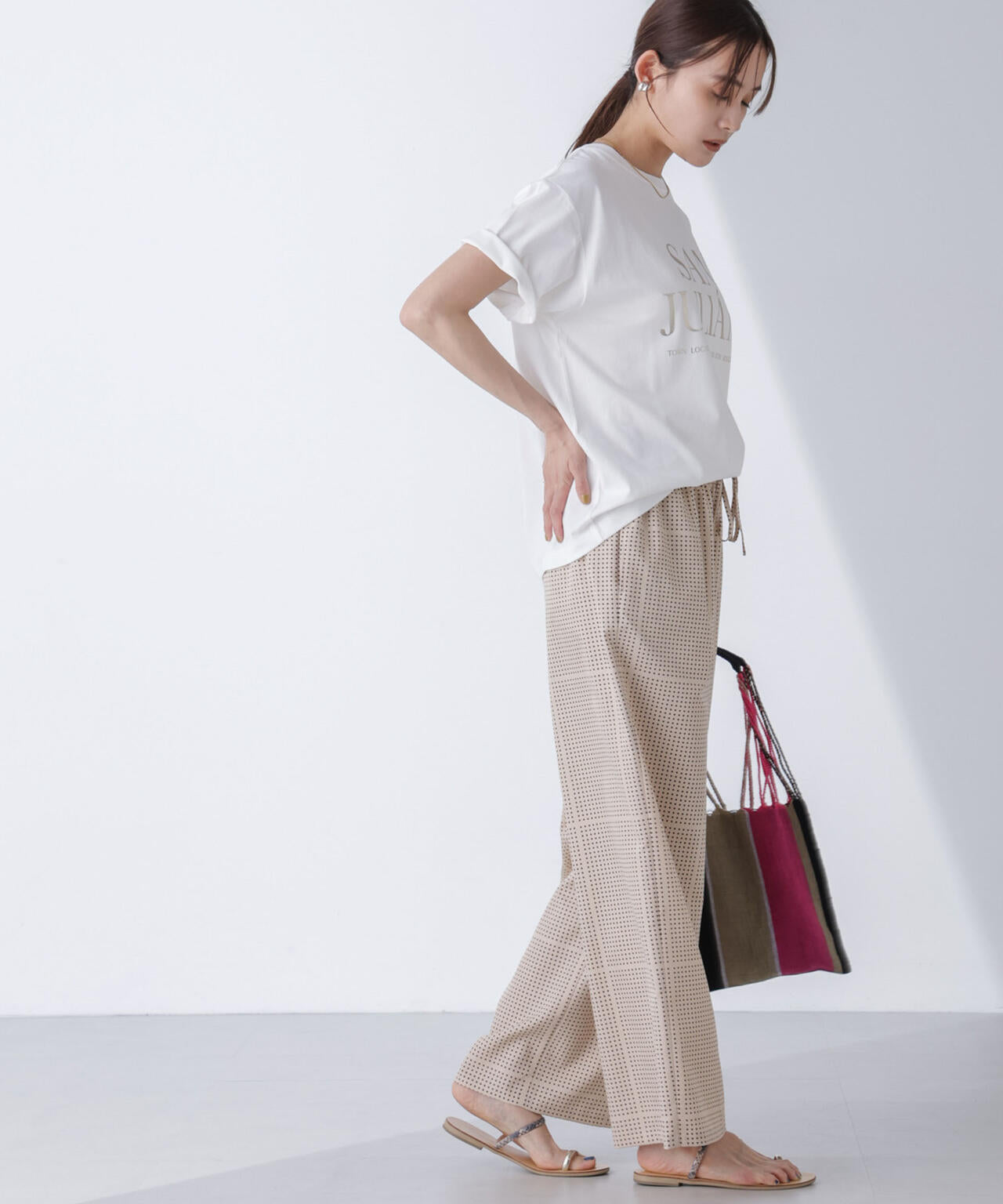 AtPARK＆DAILYWEAR/ドットプリントパンツ