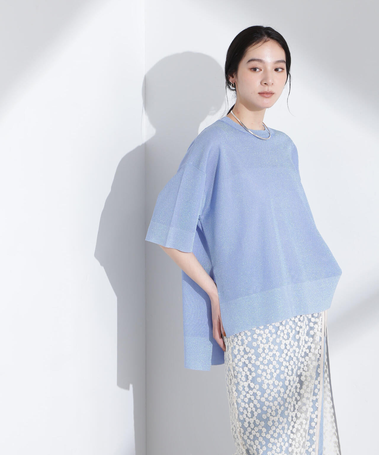 オーロララメシアースムースニットTシャツ