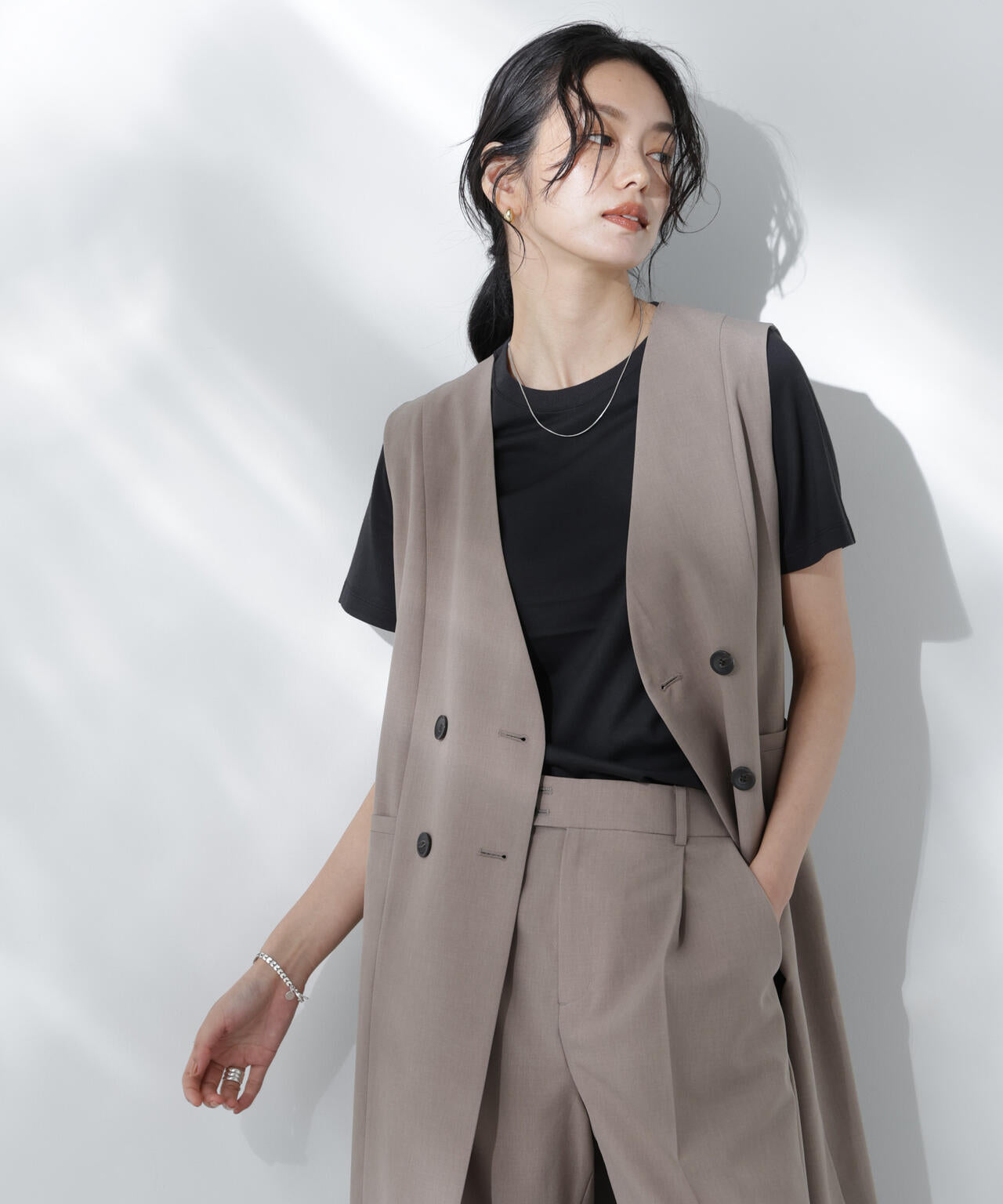 Anti Soaked(R) 汗染み防止クルーネックTシャツ