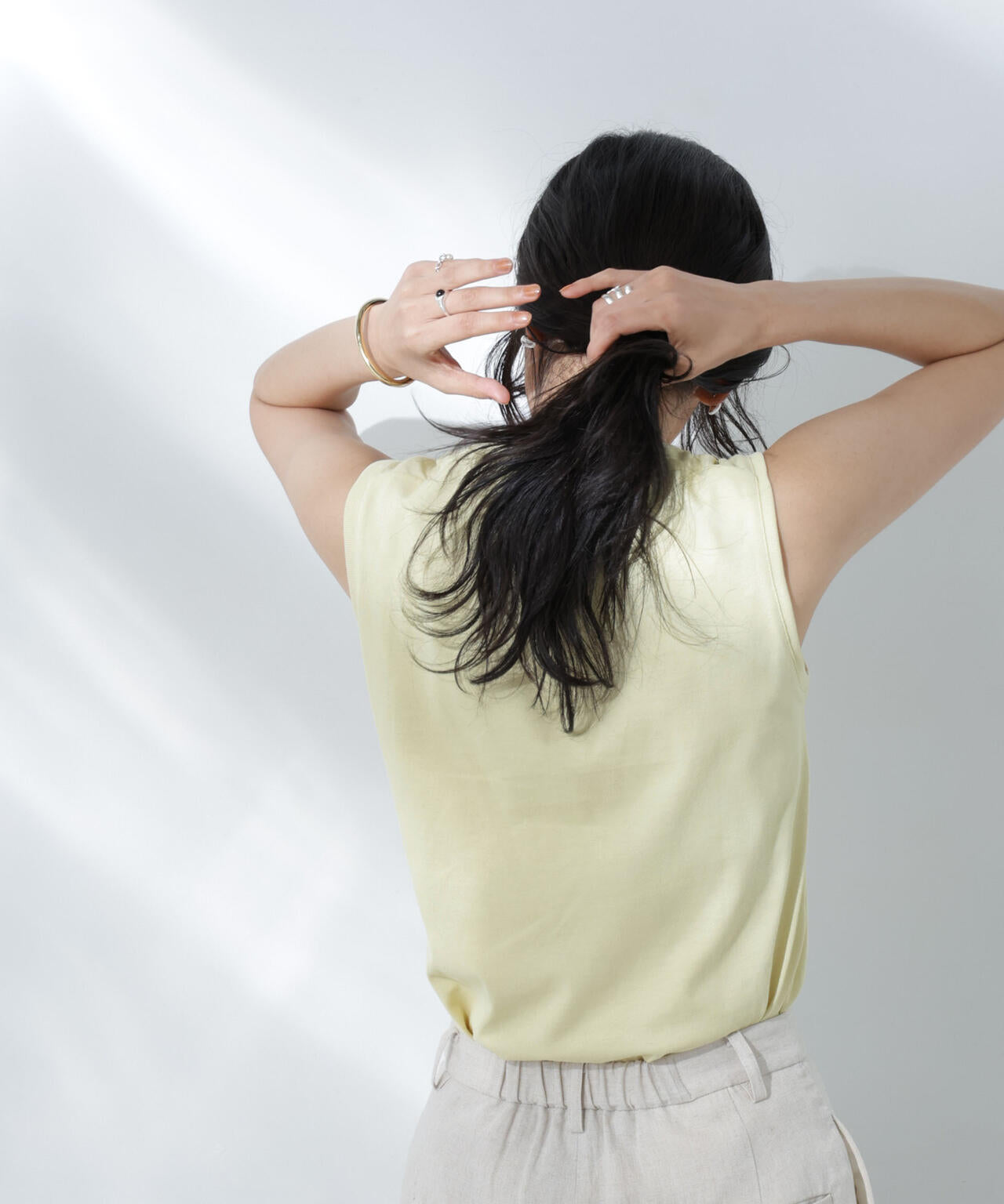 Anti Soaked(R) 汗染み防止カラフルノースリTシャツ