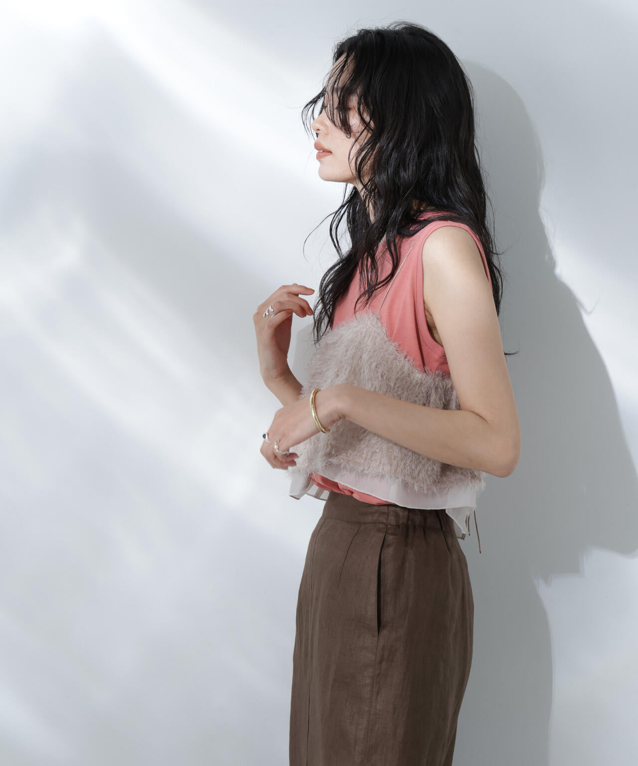 Anti Soaked(R) 汗染み防止カラフルノースリTシャツ