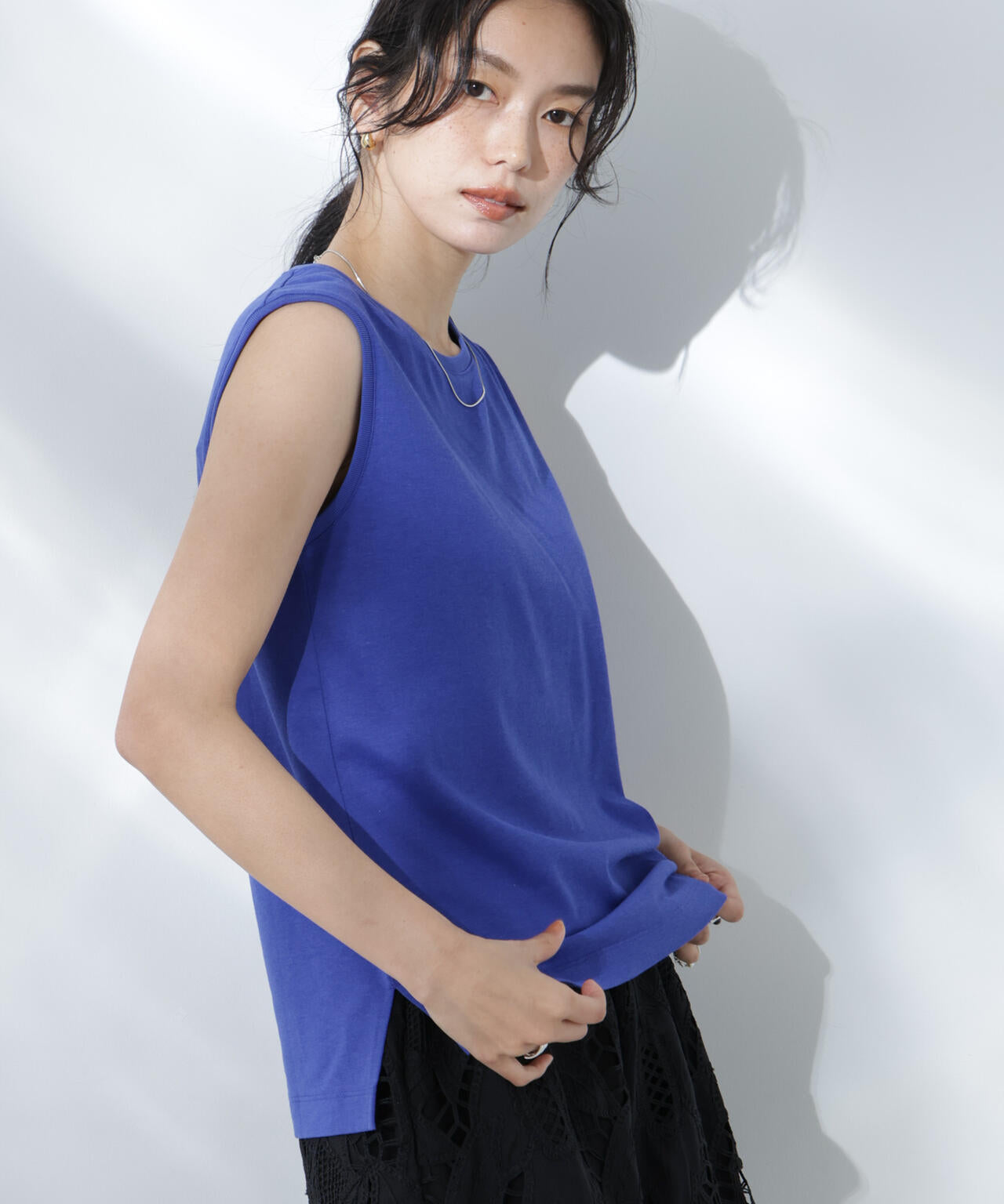 Anti Soaked(R) 汗染み防止カラフルノースリTシャツ