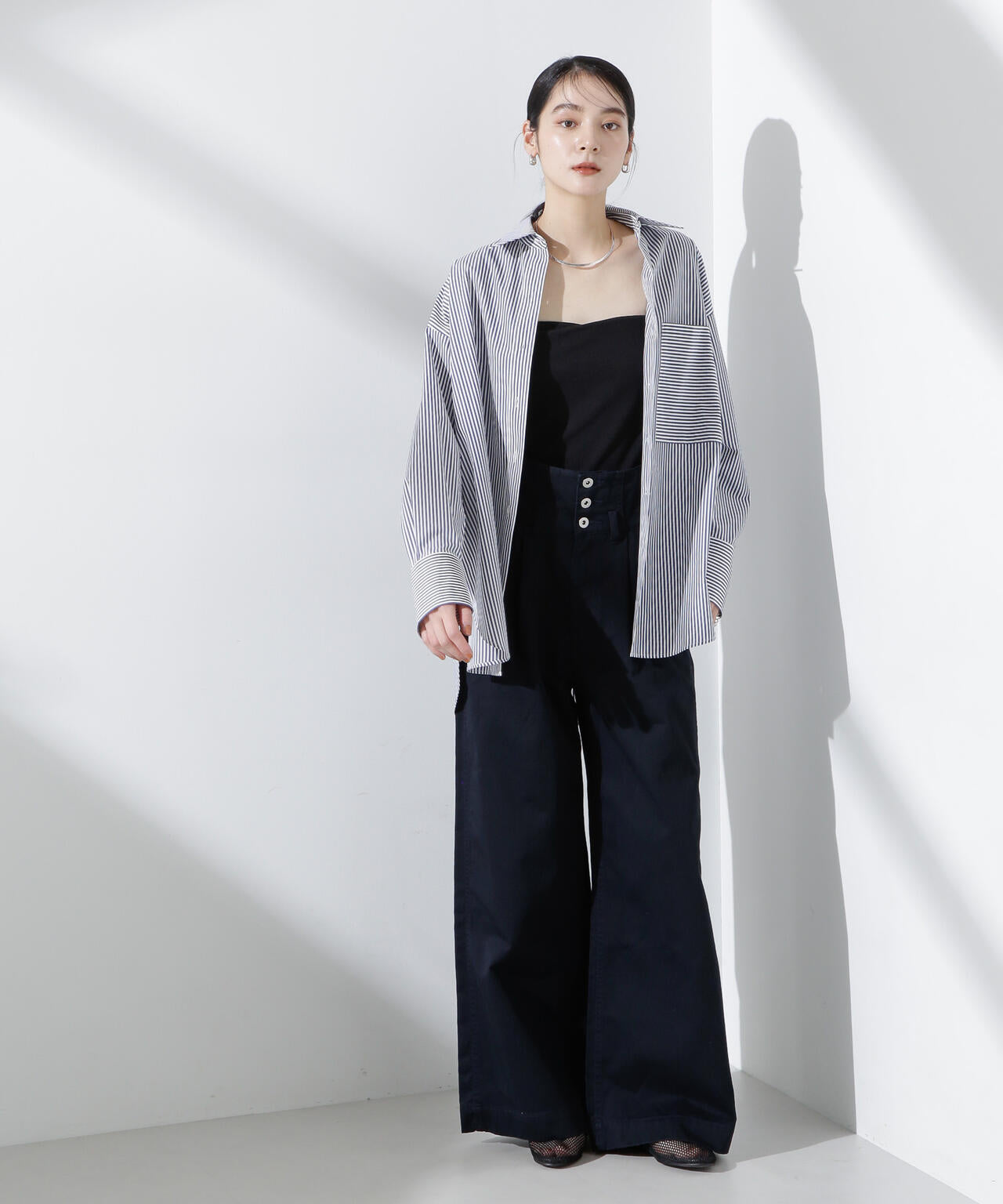 カップ付き2wayキャミベアトップ