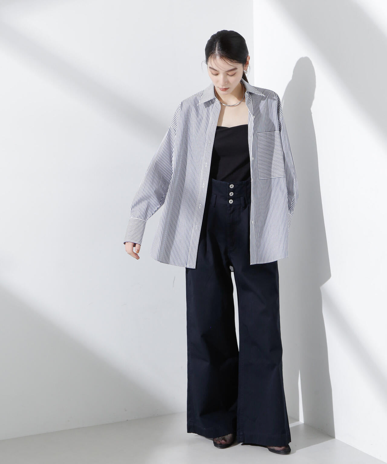カップ付き2wayキャミベアトップ