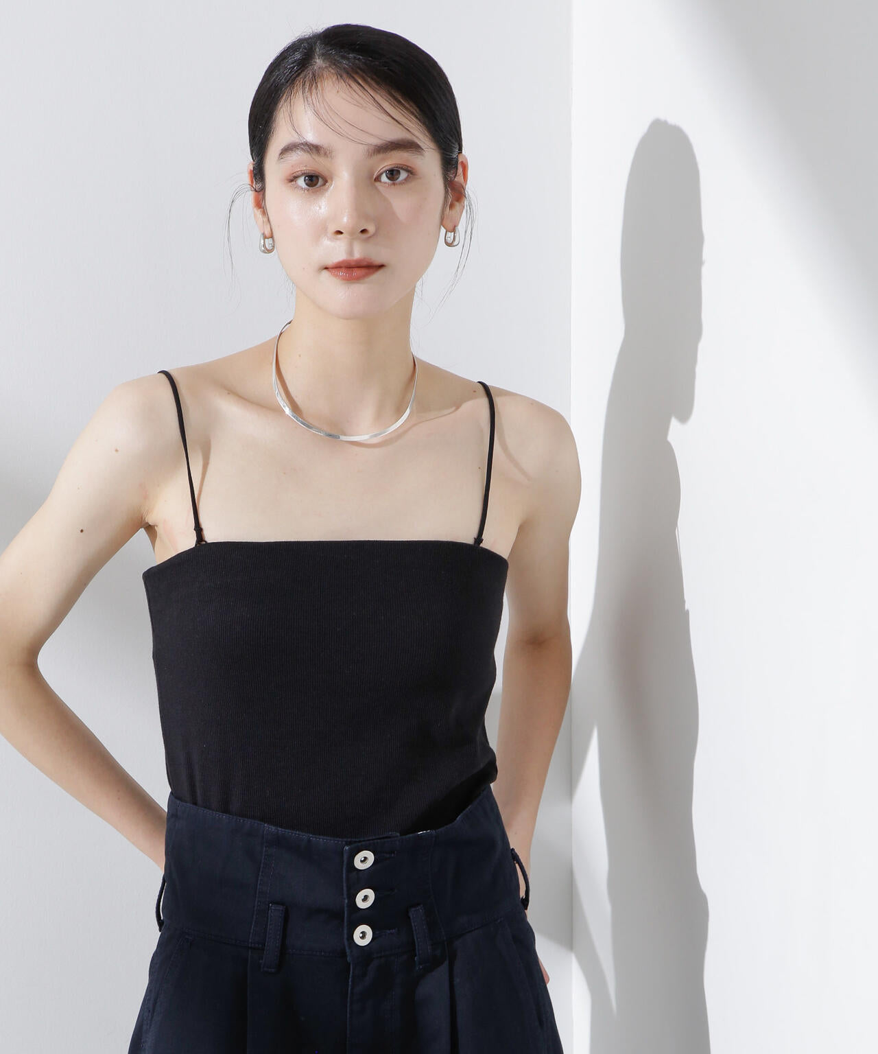 カップ付き2wayキャミベアトップ