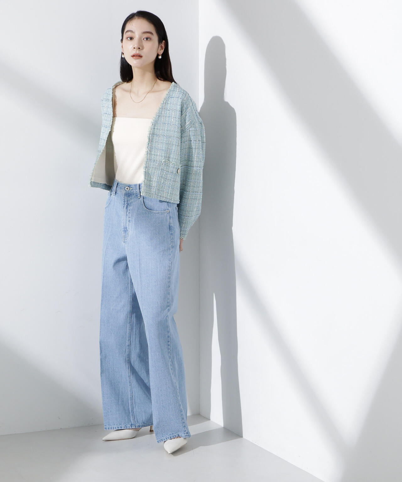 カップ付き2wayキャミベアトップ