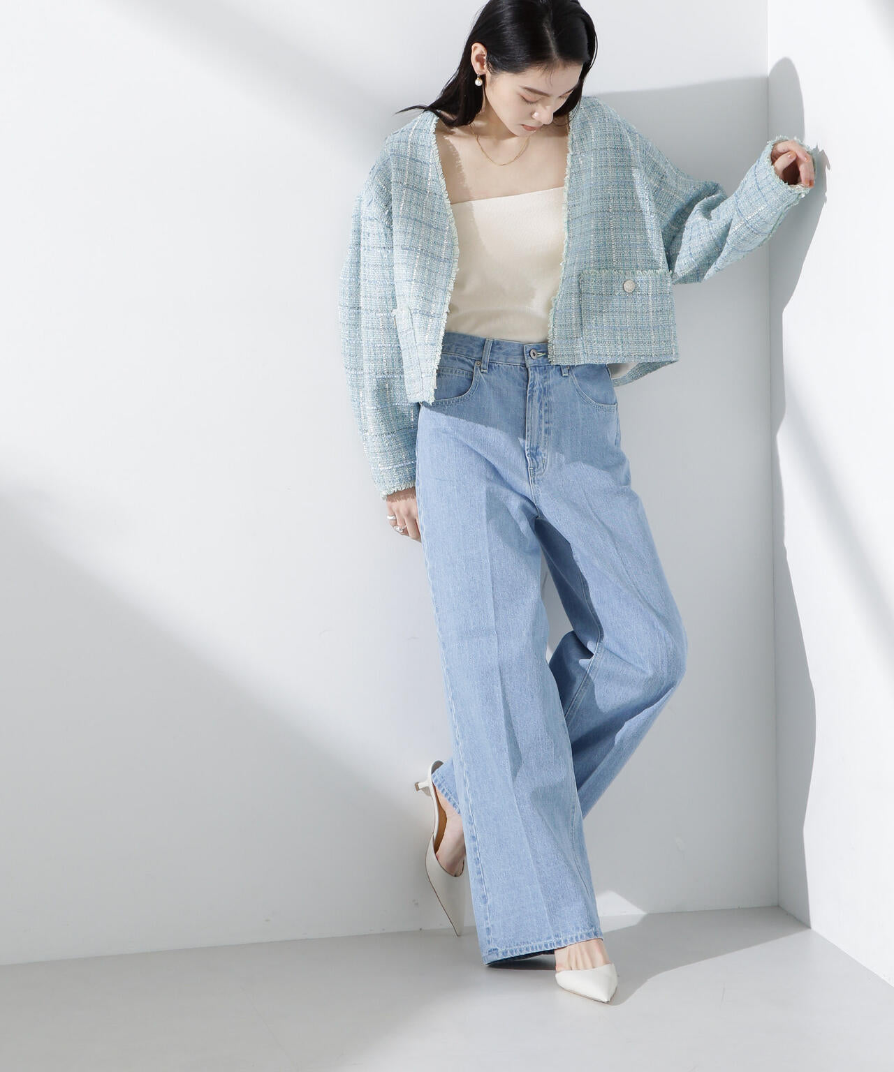 カップ付き2wayキャミベアトップ