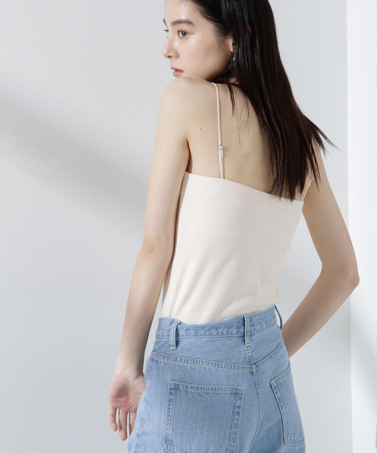 カップ付き2wayキャミベアトップ