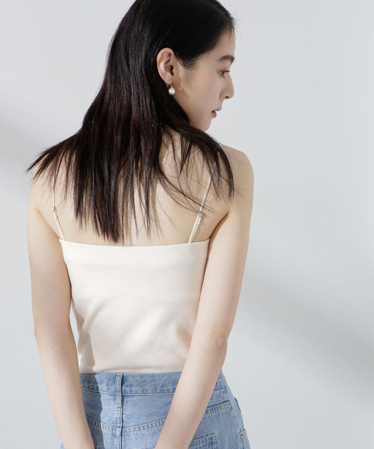 カップ付き2wayキャミベアトップ