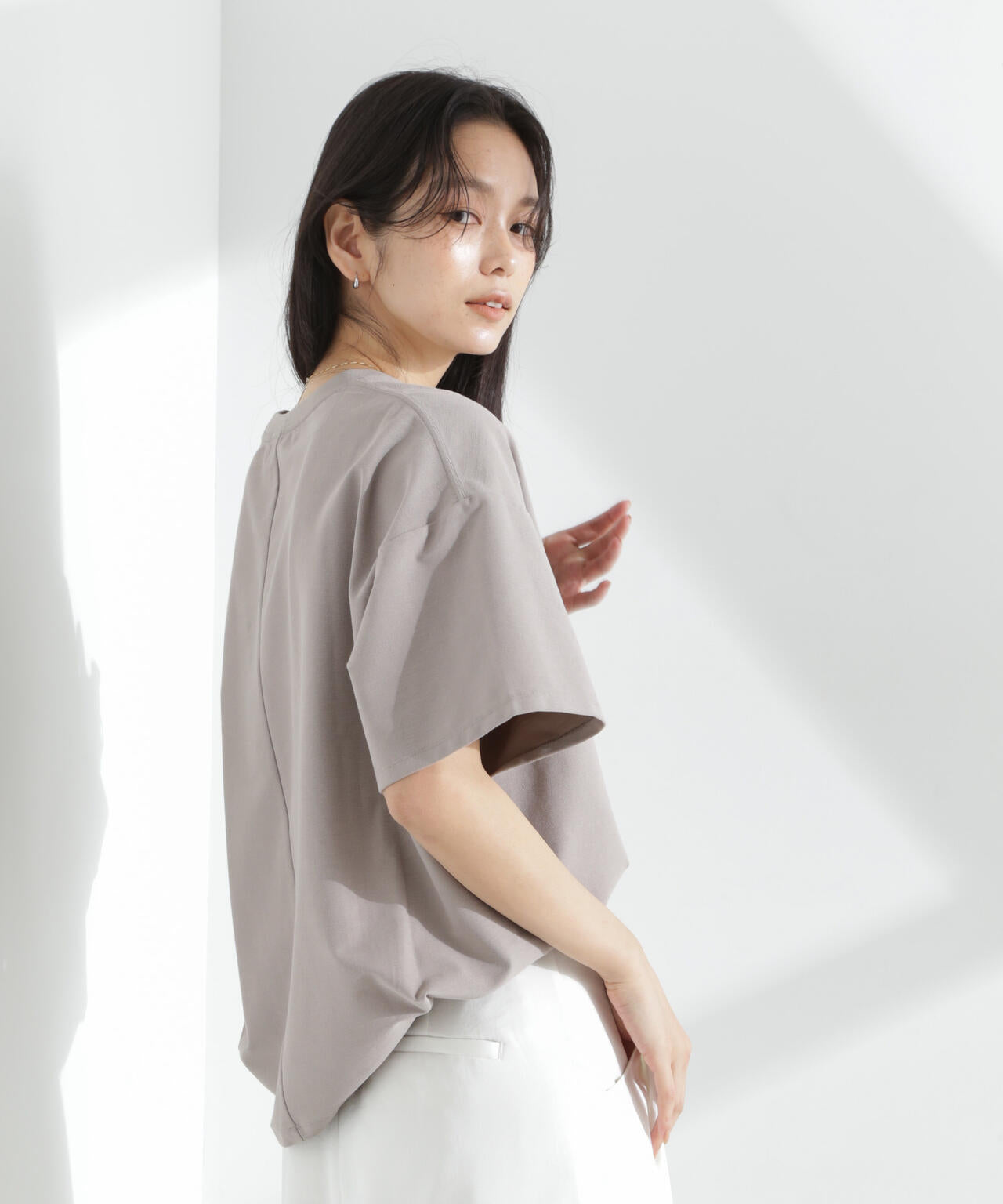 「MC」coveross(R)ツイル調 冷感プレーティング天竺Tシャツ
