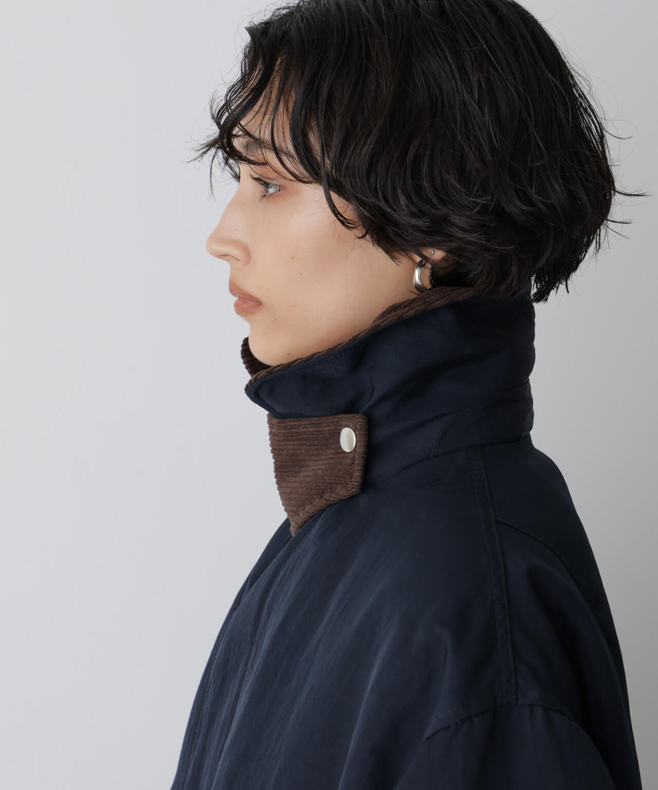 「STEVELOUR」「西川ダウン(R)」ミリタリーロングコート