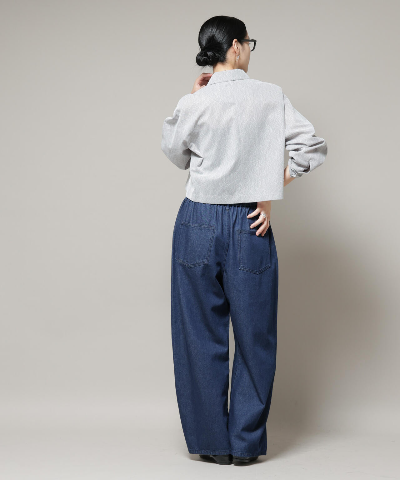 レースボンディングシャツブルゾン