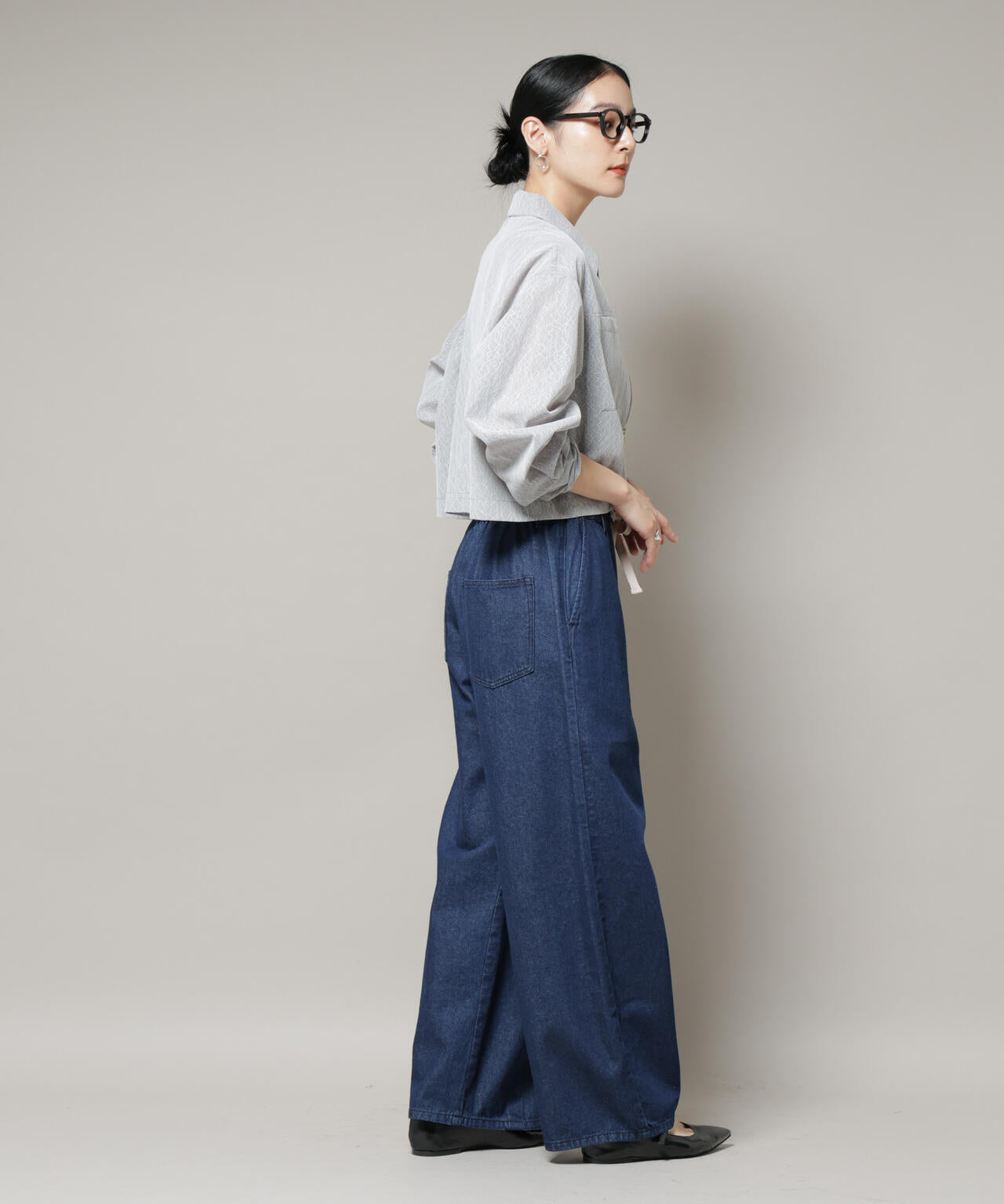 レースボンディングシャツブルゾン