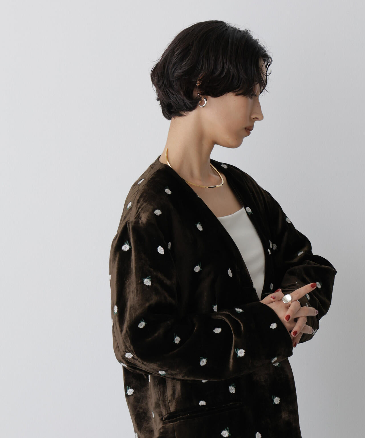 「STEVELOUR」ベロアブルームジャケット(セットアップ可)