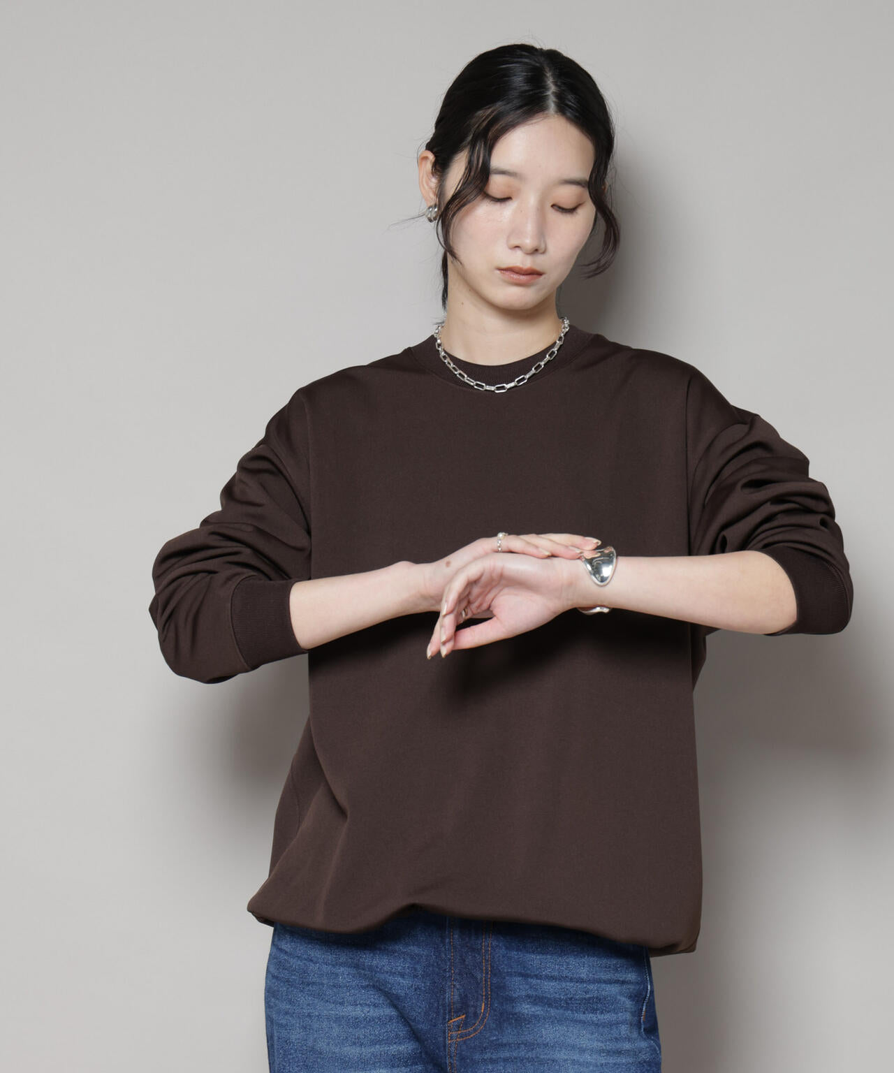 「MC」coveross(R)フリースボンディングクルーネック(セットアップ可)