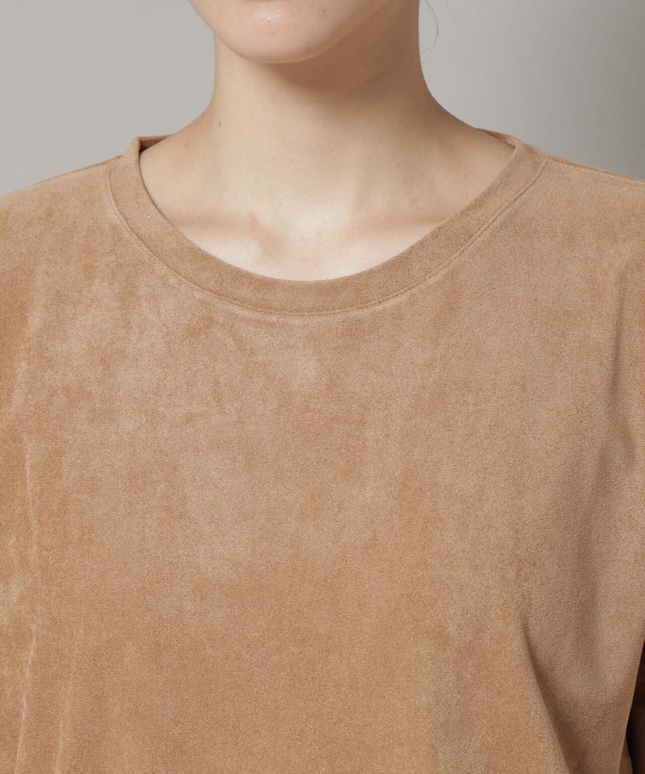 フェイクスエードTシャツ