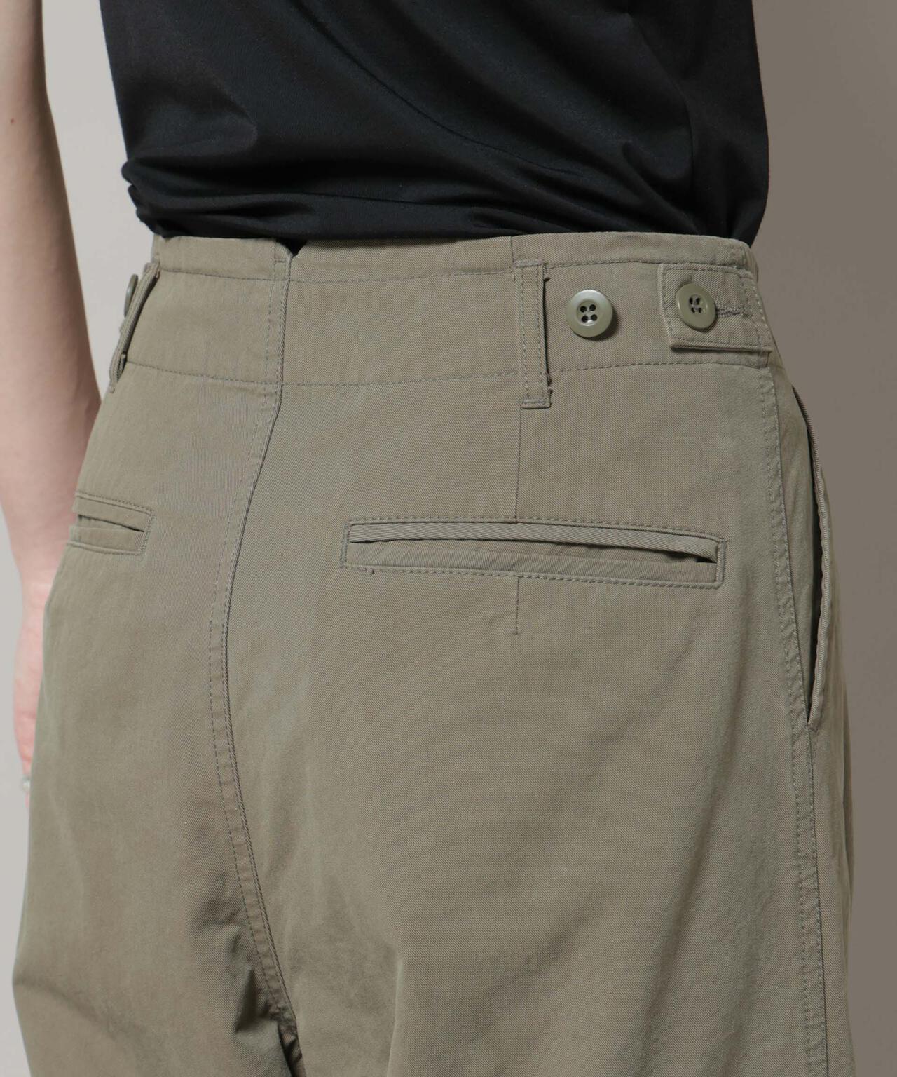 サイドポケットワイドチノパンツ