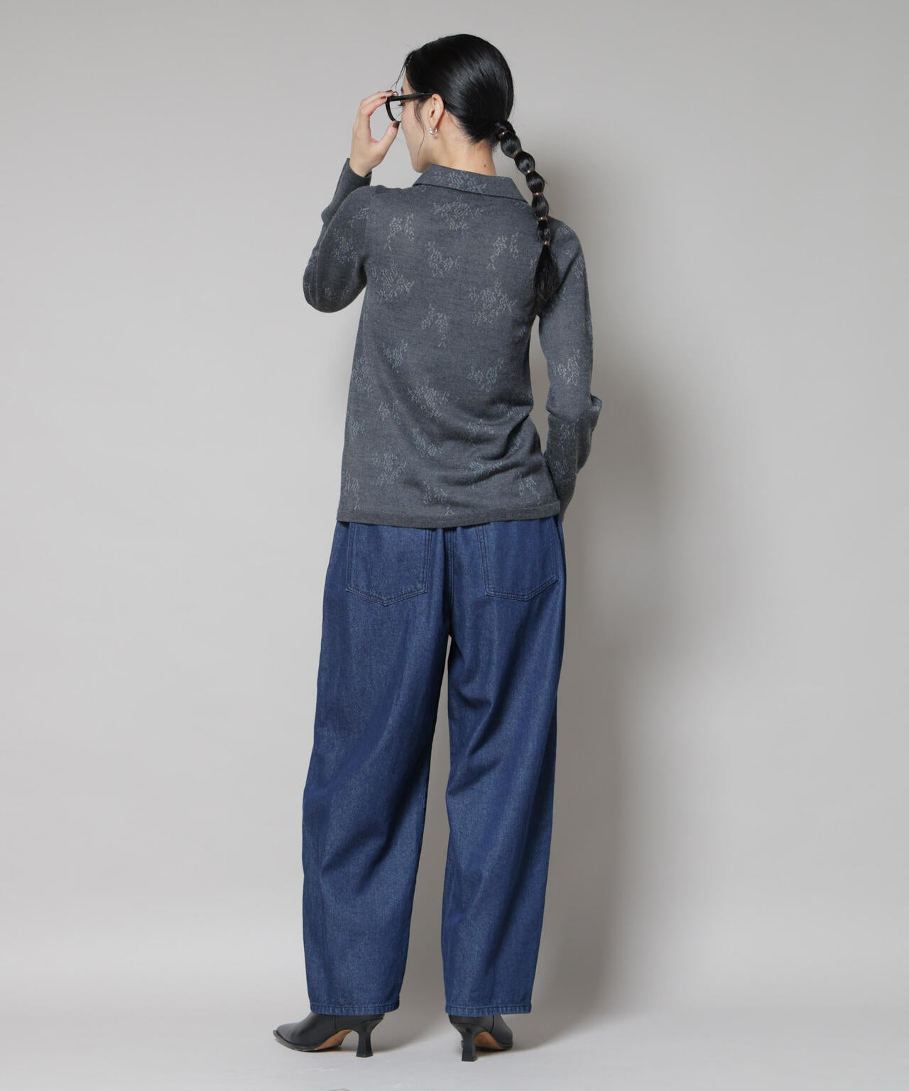 ドロストデニムパンツ(セットアップ可)