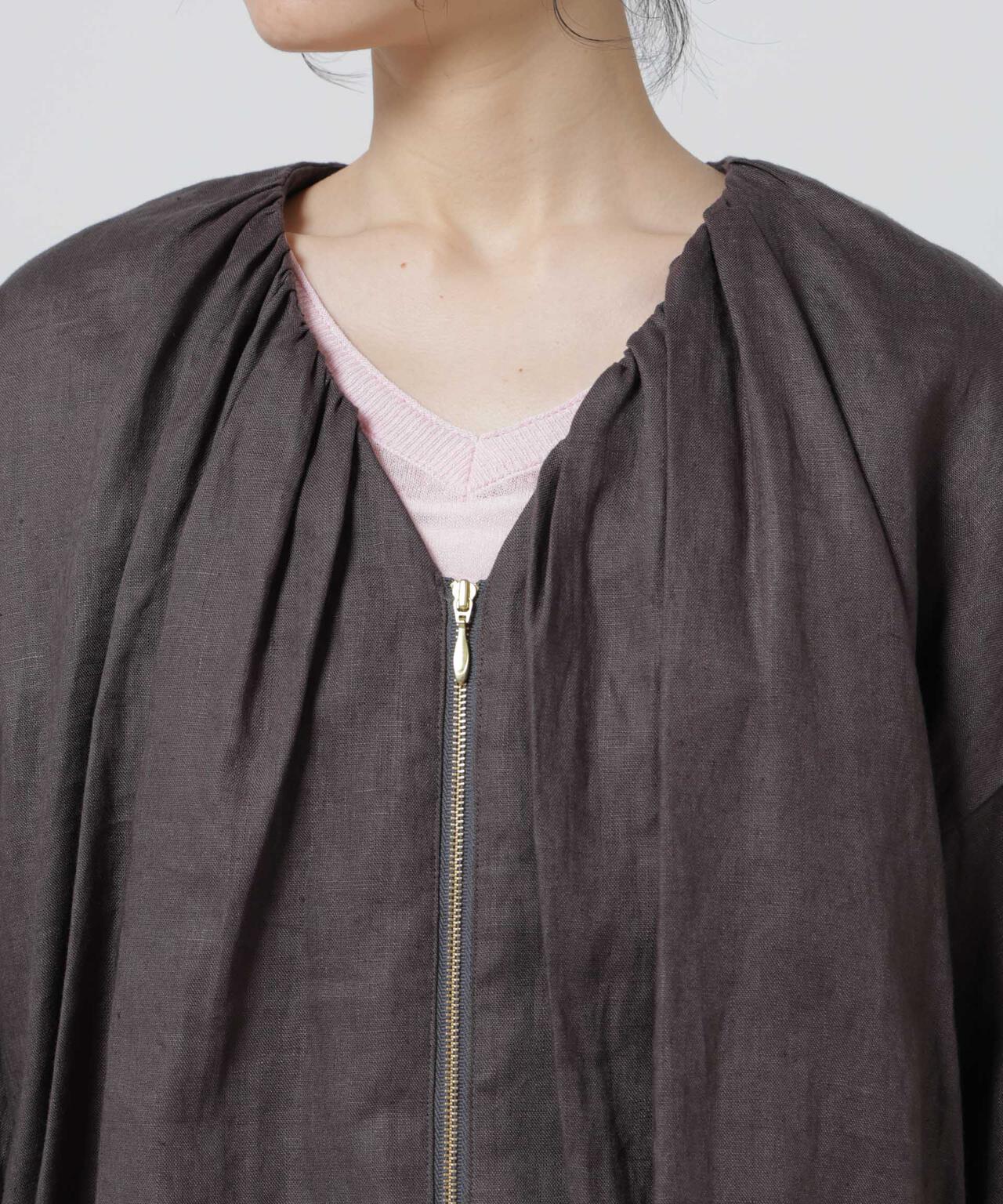 European Flax ギャザーバルーンブルゾン(セットアップ可)
