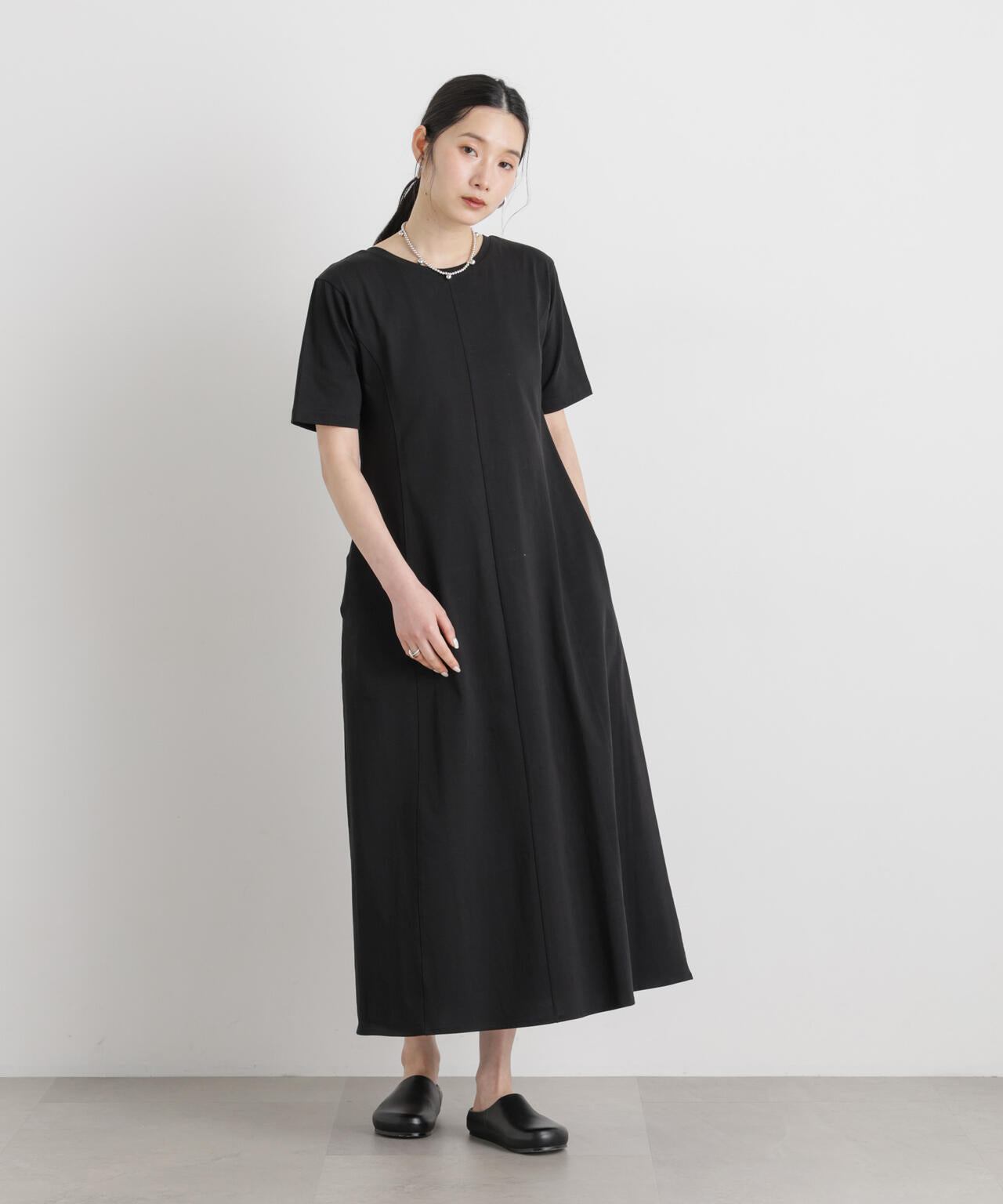 バッククロスフレアワンピース