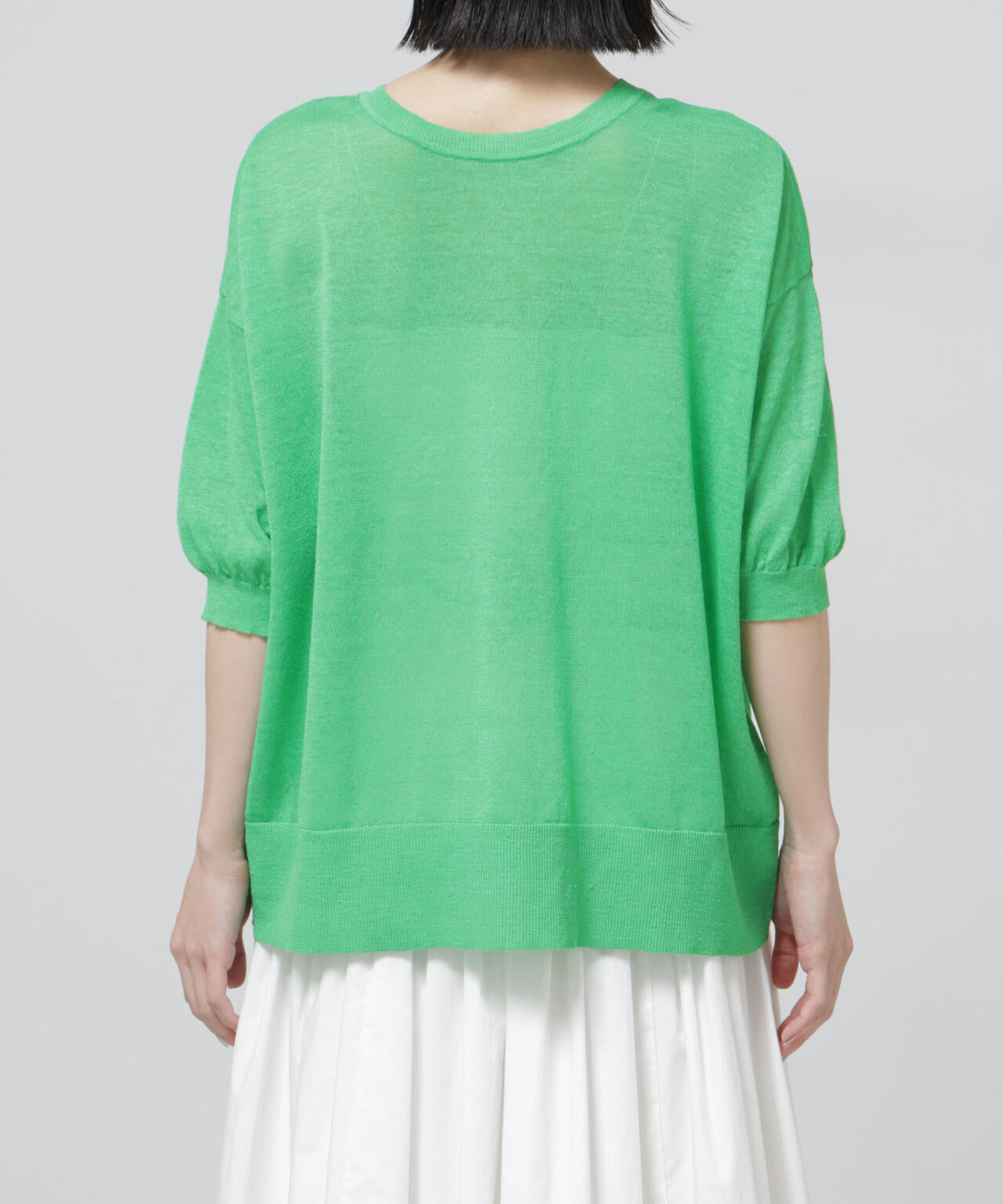 European Flax 2wayオーバーニットトップス