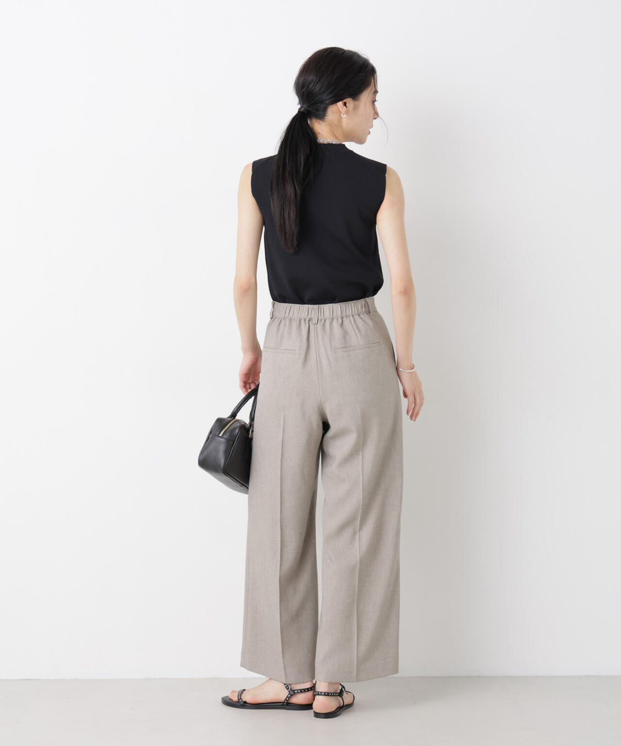 SUMMER VEIL KNIT 総針ノースリーブニット