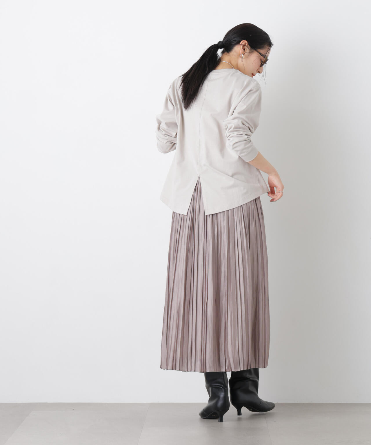 ロゴプリントロングスリーブTシャツ