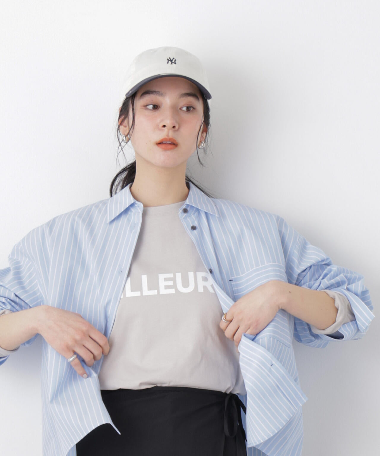 ロゴプリントロングスリーブTシャツ