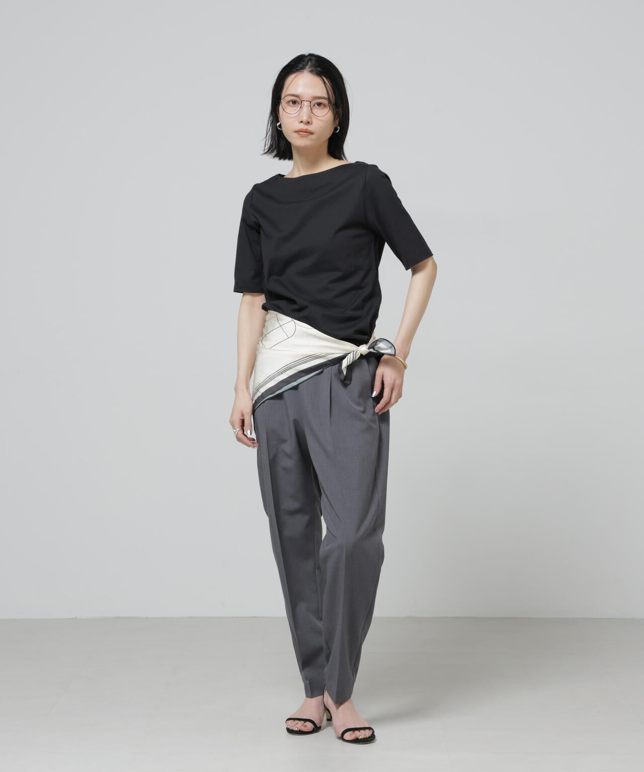 Anti Soaked(R) 汗染み防止ボートネックTシャツ