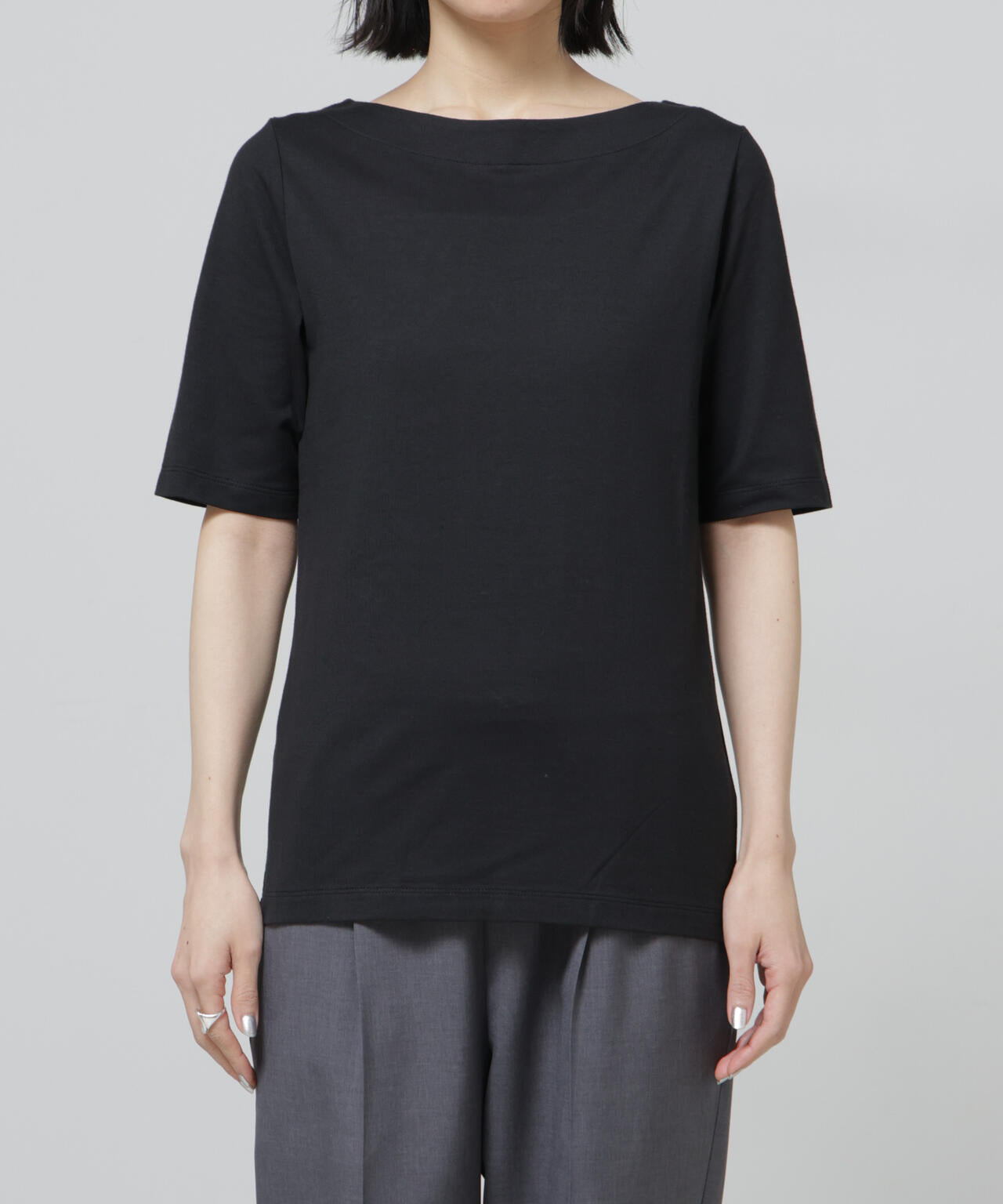 Anti Soaked(R) 汗染み防止ボートネックTシャツ