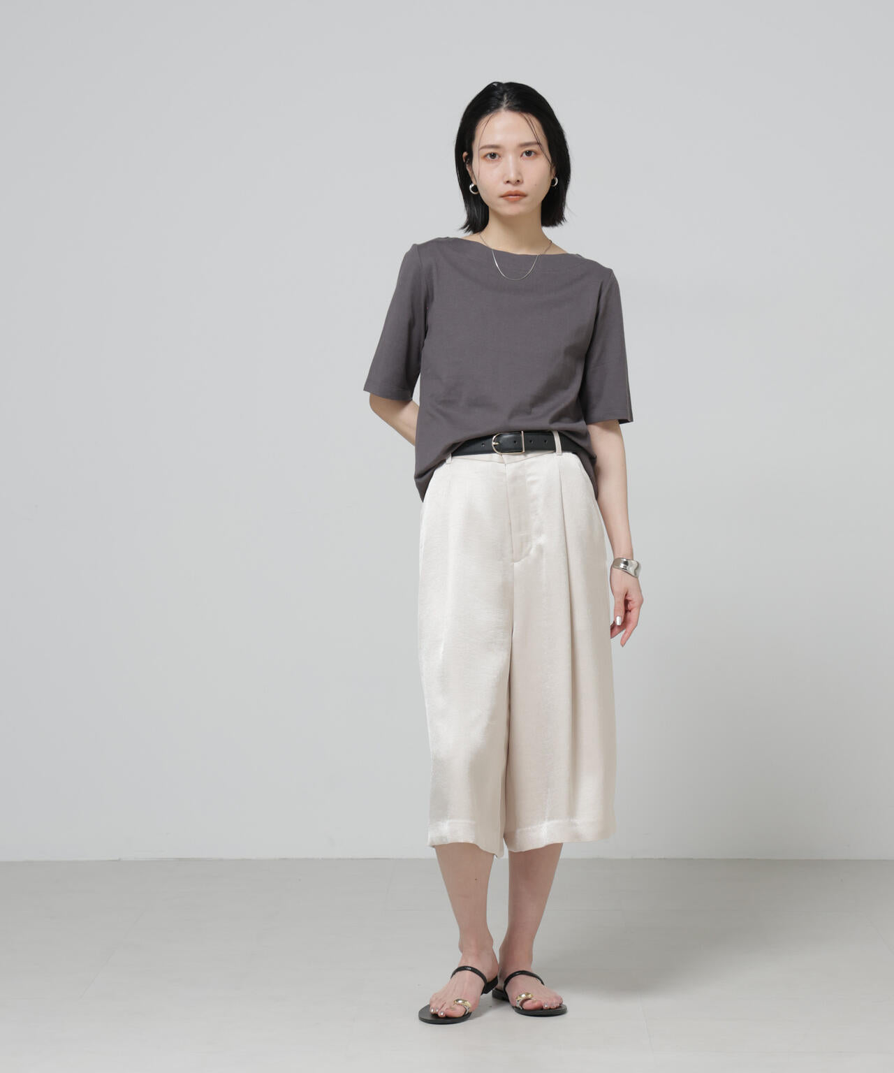 Anti Soaked(R) 汗染み防止ボートネックTシャツ