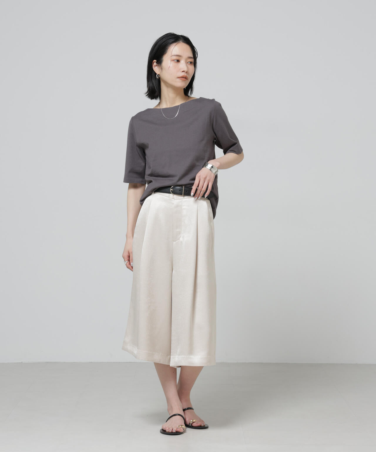 Anti Soaked(R) 汗染み防止ボートネックTシャツ