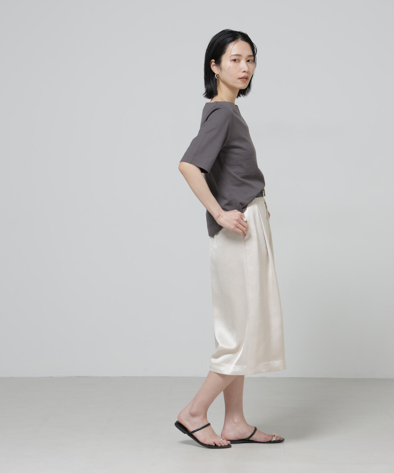 Anti Soaked(R) 汗染み防止ボートネックTシャツ