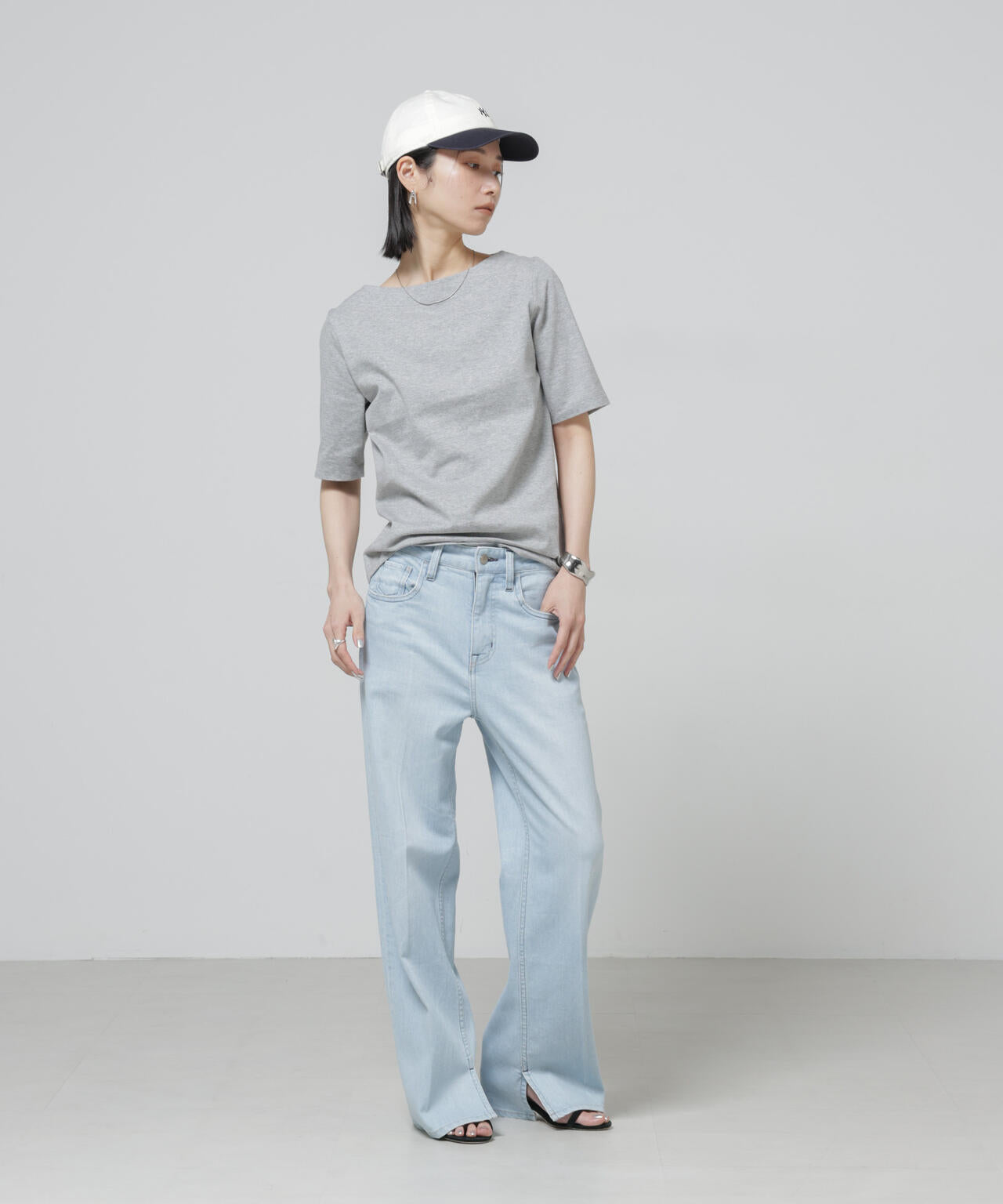 Anti Soaked(R) 汗染み防止ボートネックTシャツ