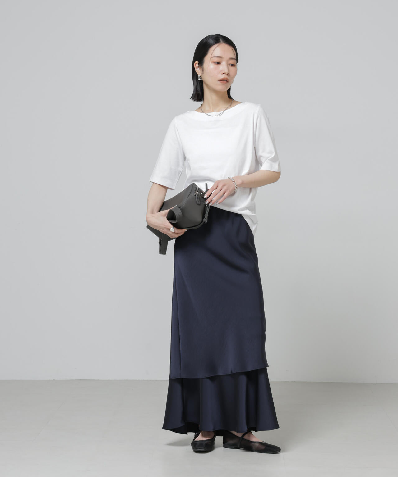 Anti Soaked(R) 汗染み防止ボートネックTシャツ