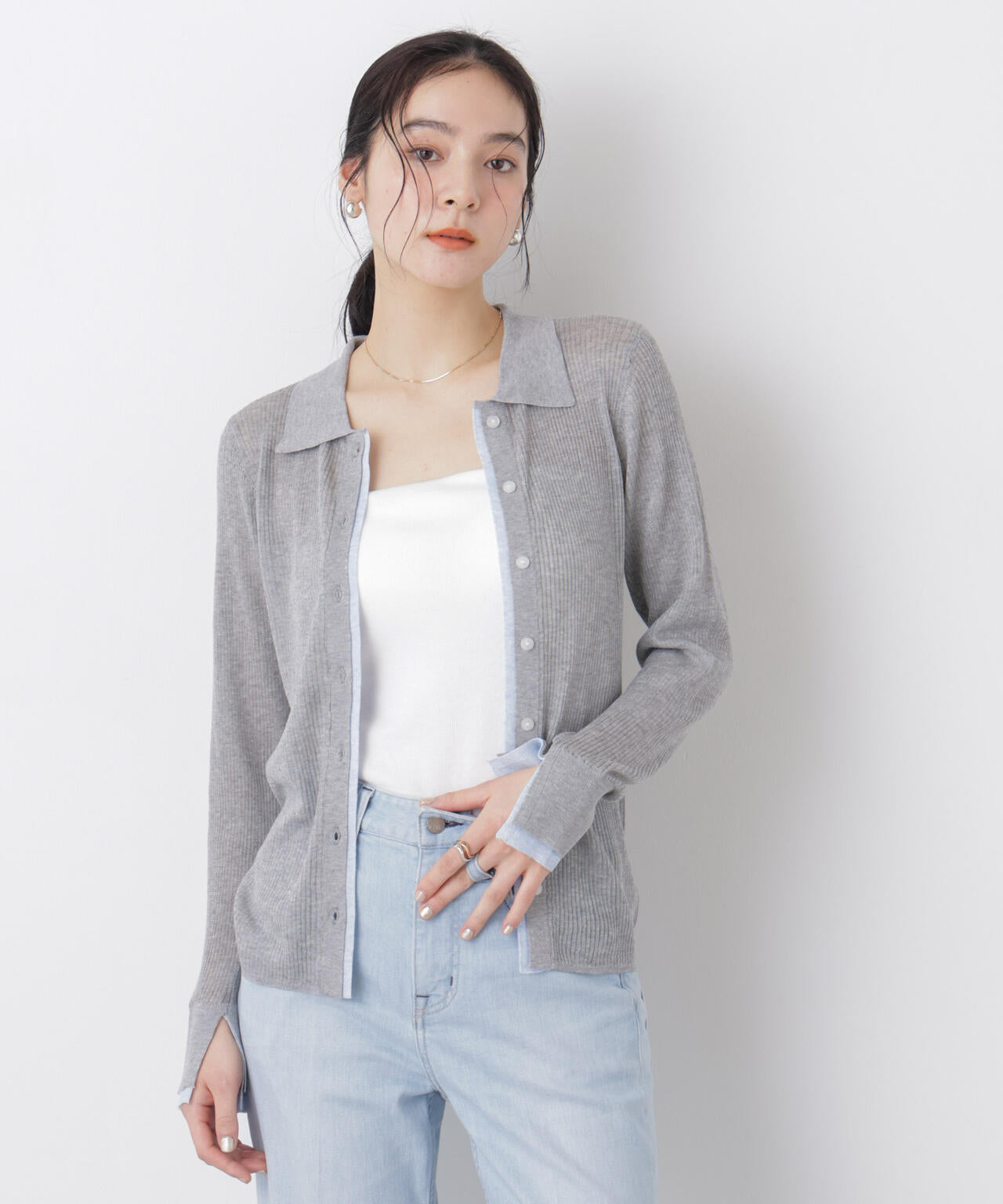 カップ付き2wayキャミベアトップ