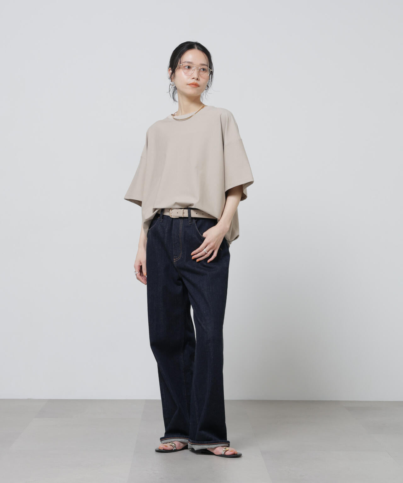 「Meaningful Continuity」coveross(R)ツイル調冷感プレーティング天竺Tシャツ