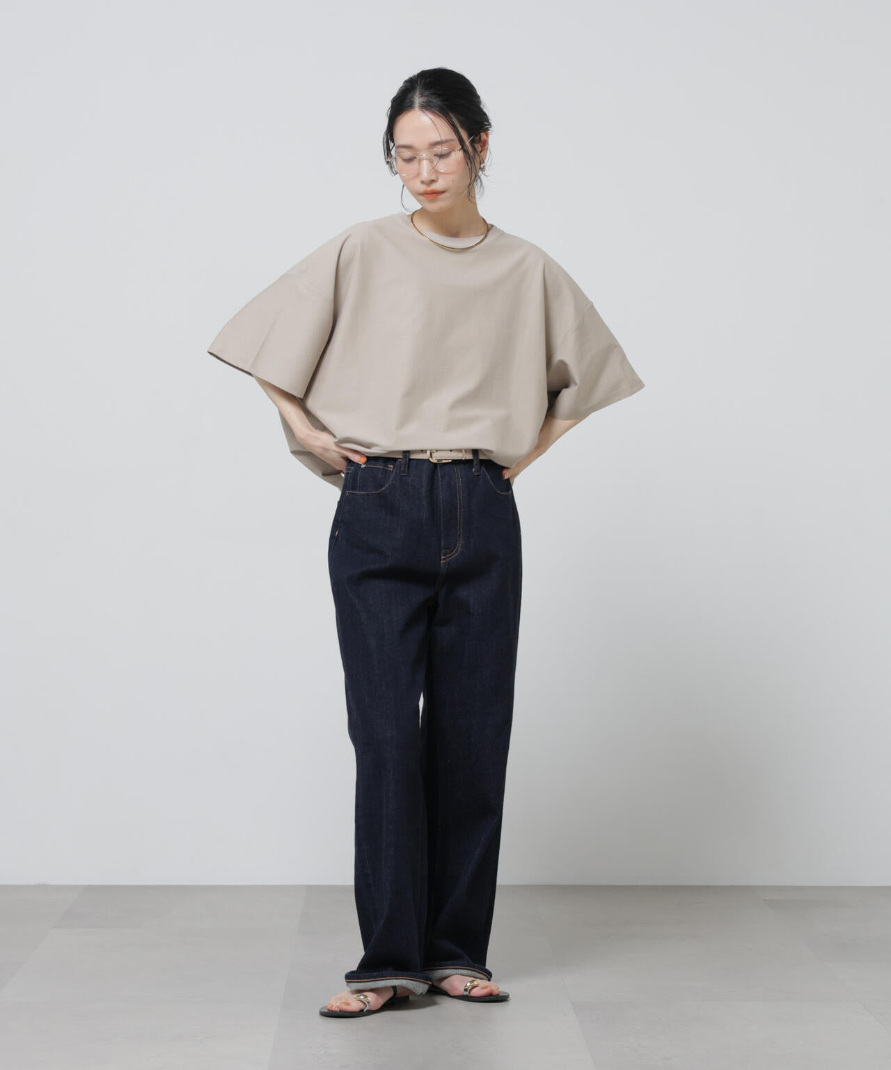 「Meaningful Continuity」coveross(R)ツイル調冷感プレーティング天竺Tシャツ