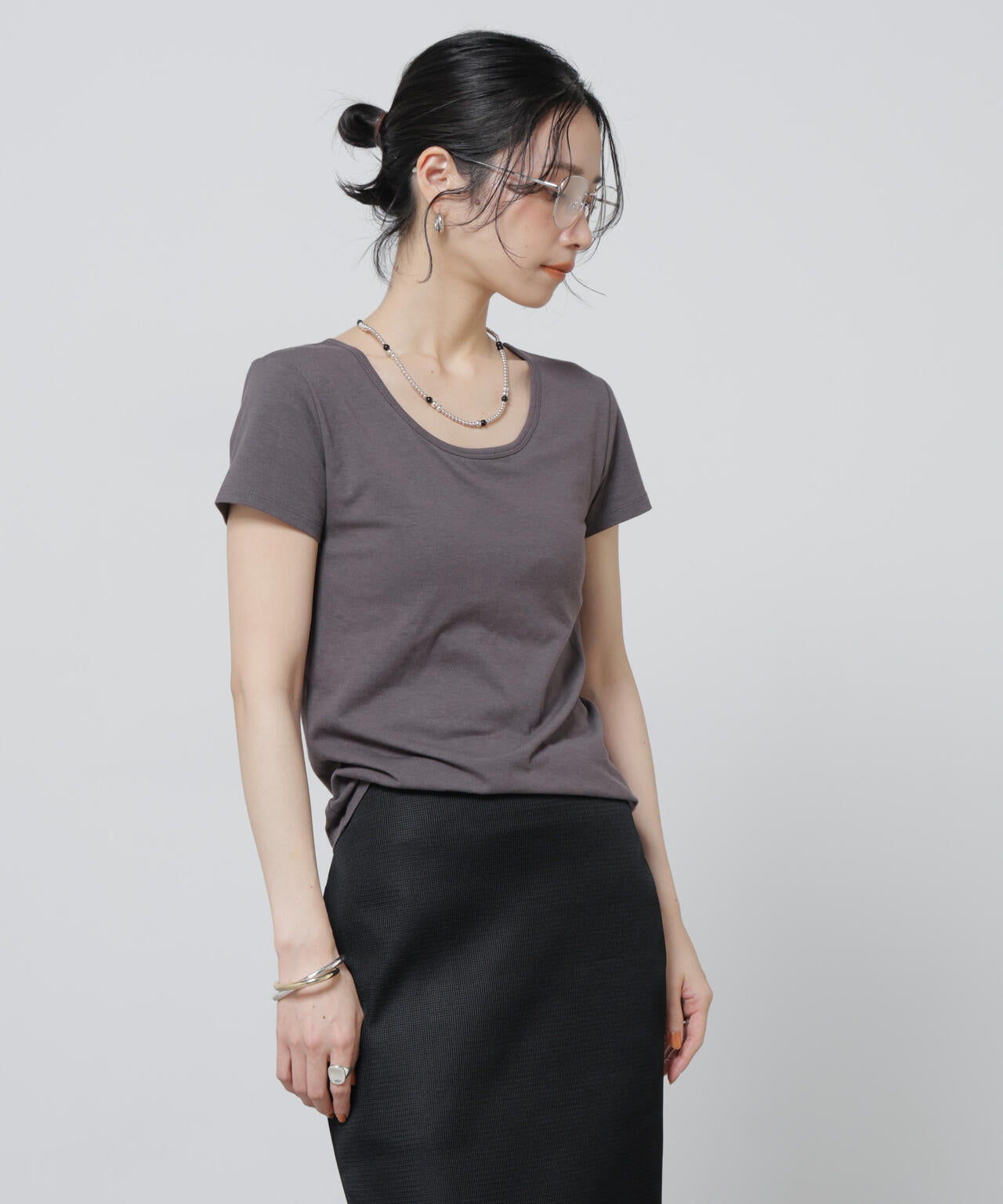 Anti Soaked(R) 汗染み防止カップ付きTシャツ