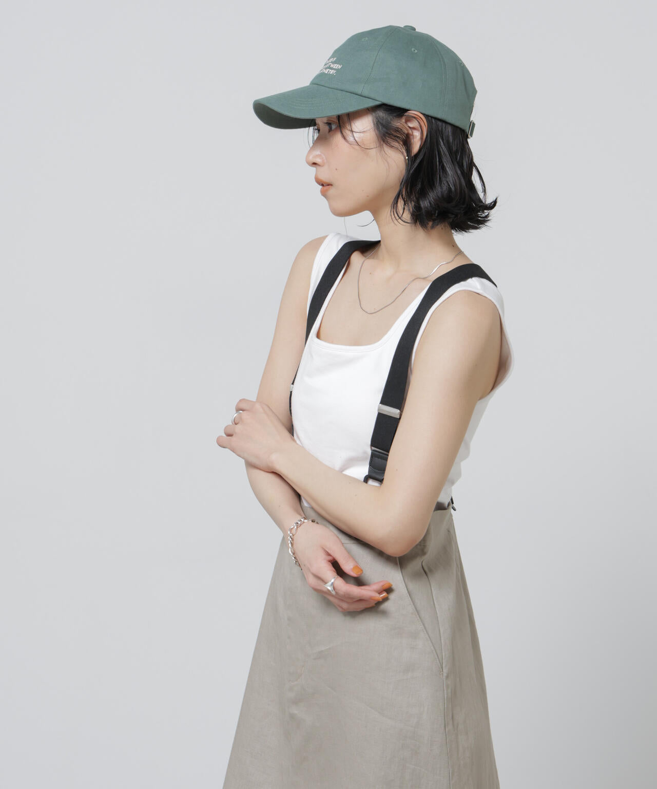 Anti Soaked(R) 汗染み防止カップ付きタンクトップ